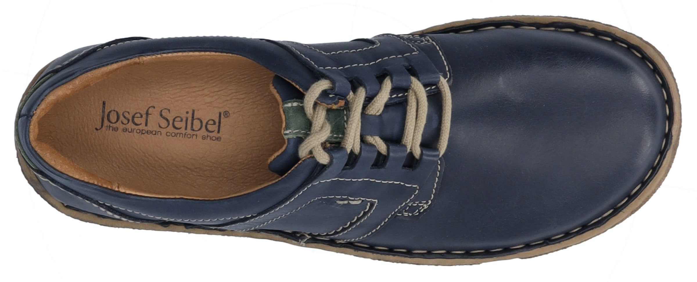 Josef Seibel Schnürschuh »NEELE 44«, mit dezenten Kontrast-Details
