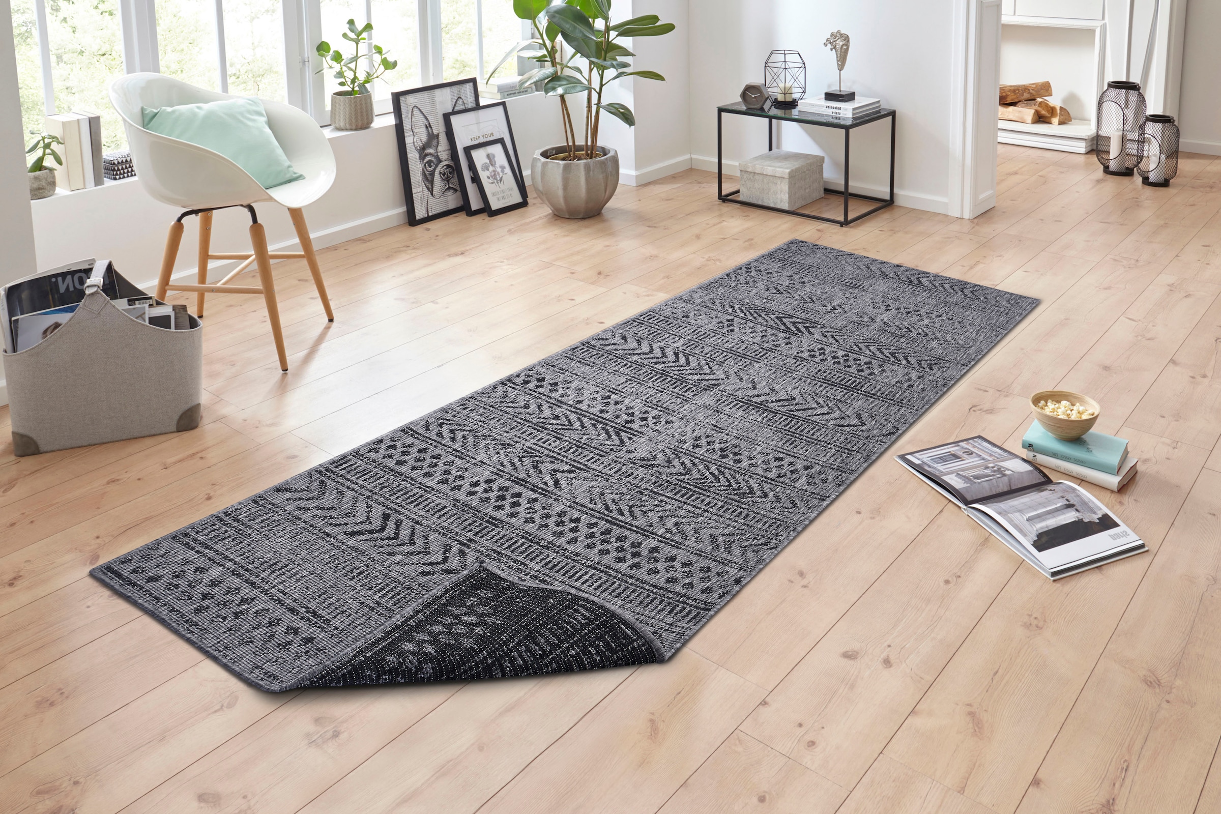 NORTHRUGS Teppich »BIRI Wendeteppich«, rechteckig, 5 mm Höhe, In-& Outdoor, günstig online kaufen