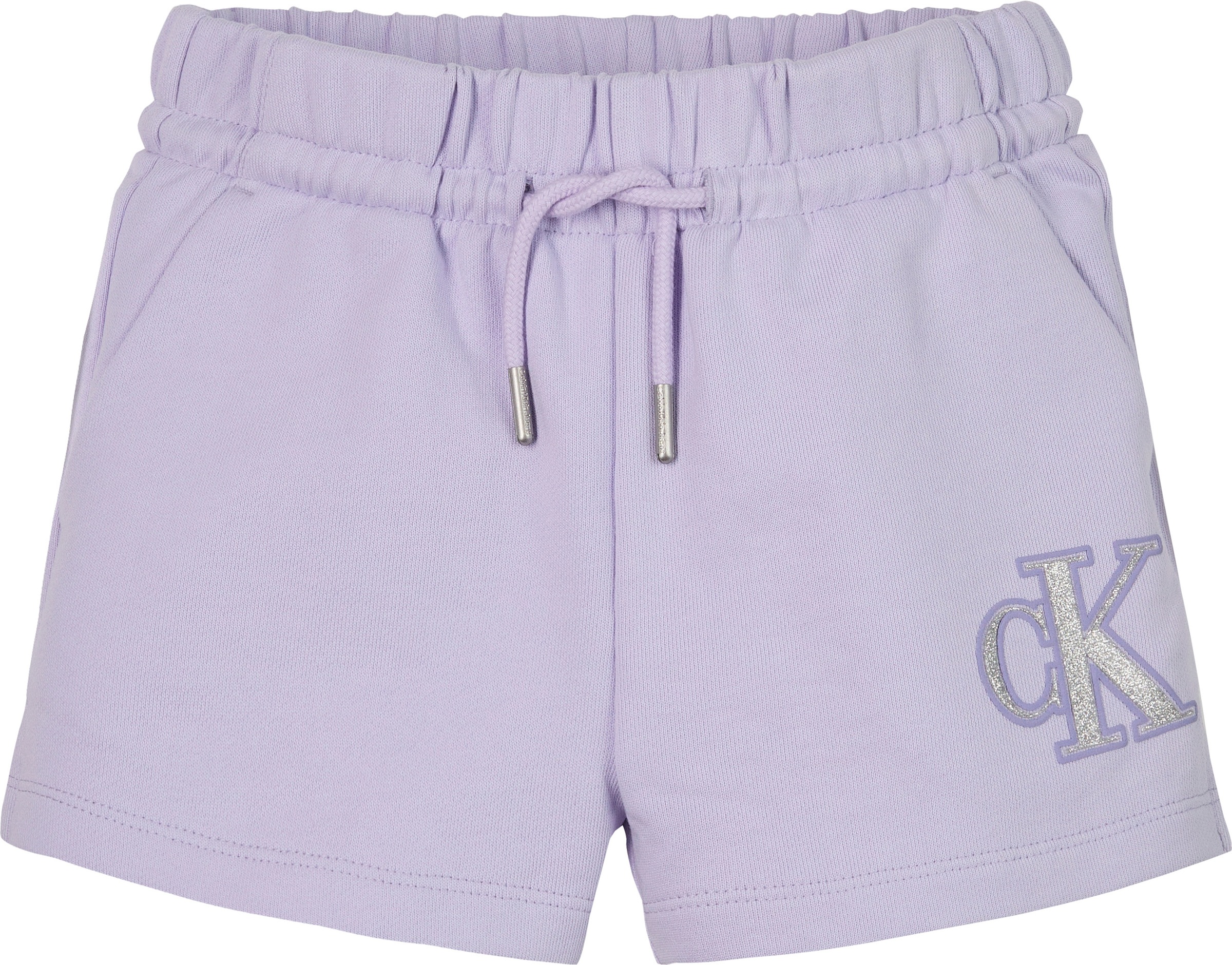 Calvin Klein Jeans Shorts »METALLIC CK SHORTS«, mit glänzendem Logo
