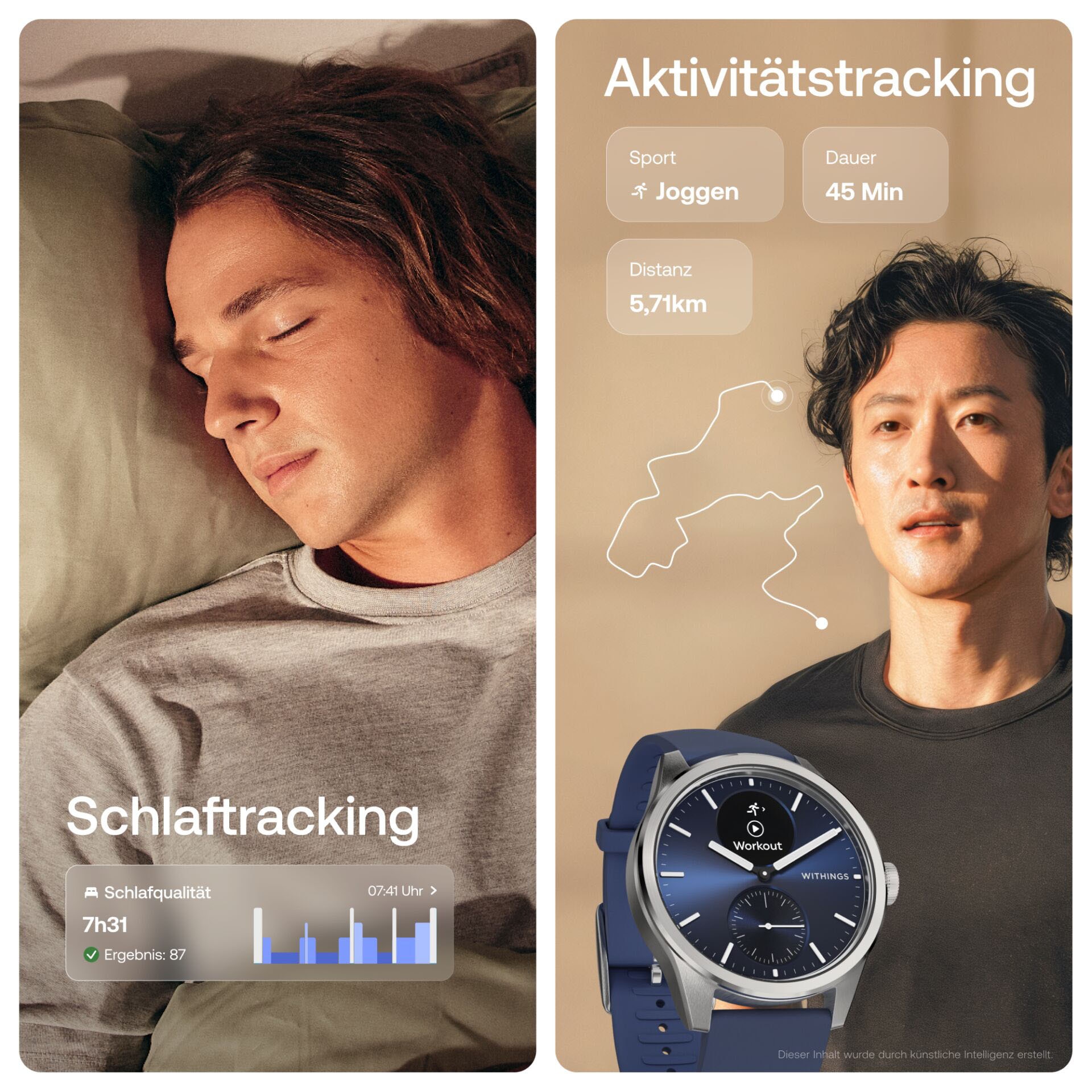 Withings Smartwatch »ScanWatch 2 42mm«(160)