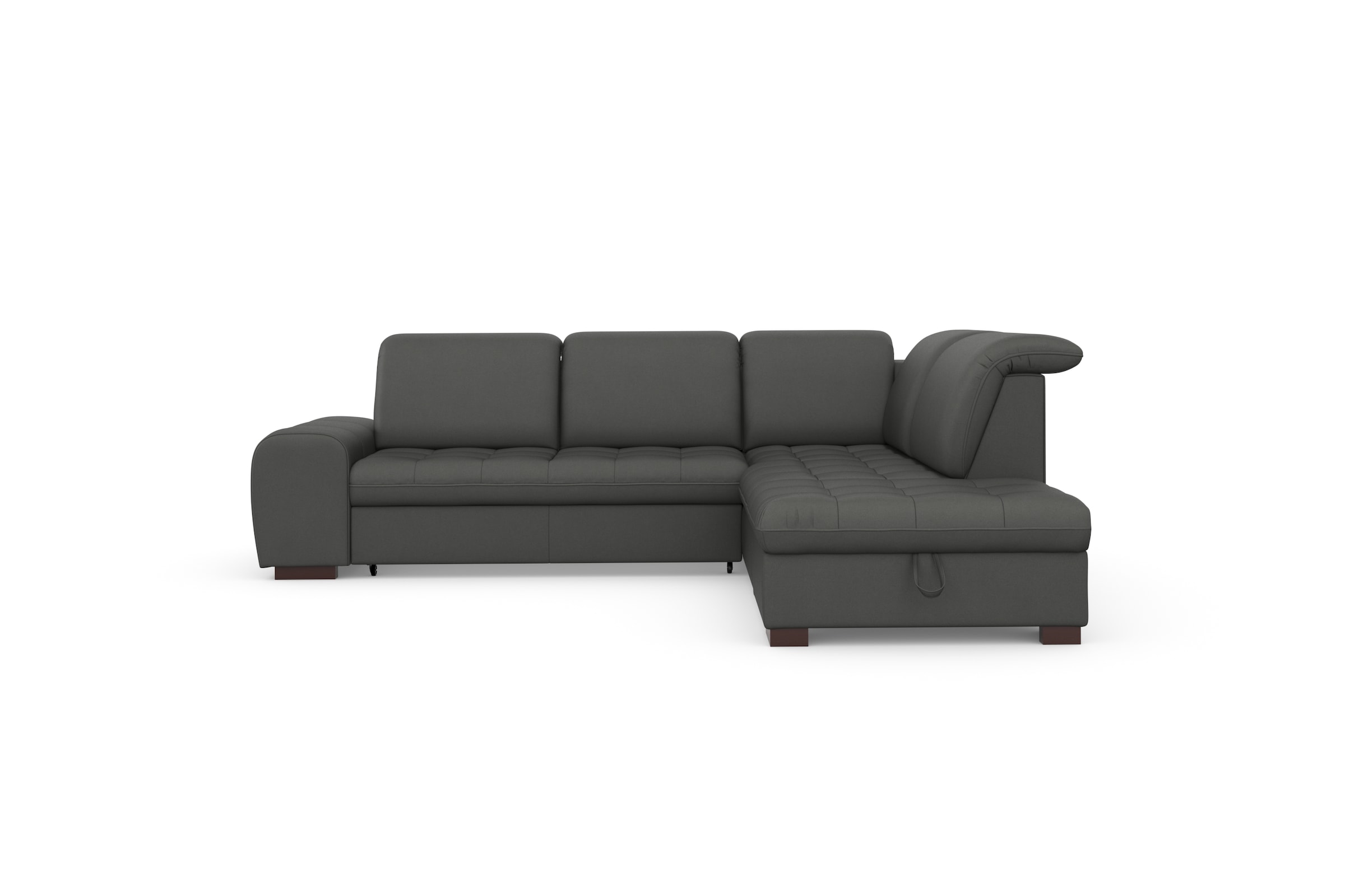 sit&more Ecksofa »Luxor L-Form«, wahlweise mit Bettfunktion, Stauraum und Kopfteilverstellung