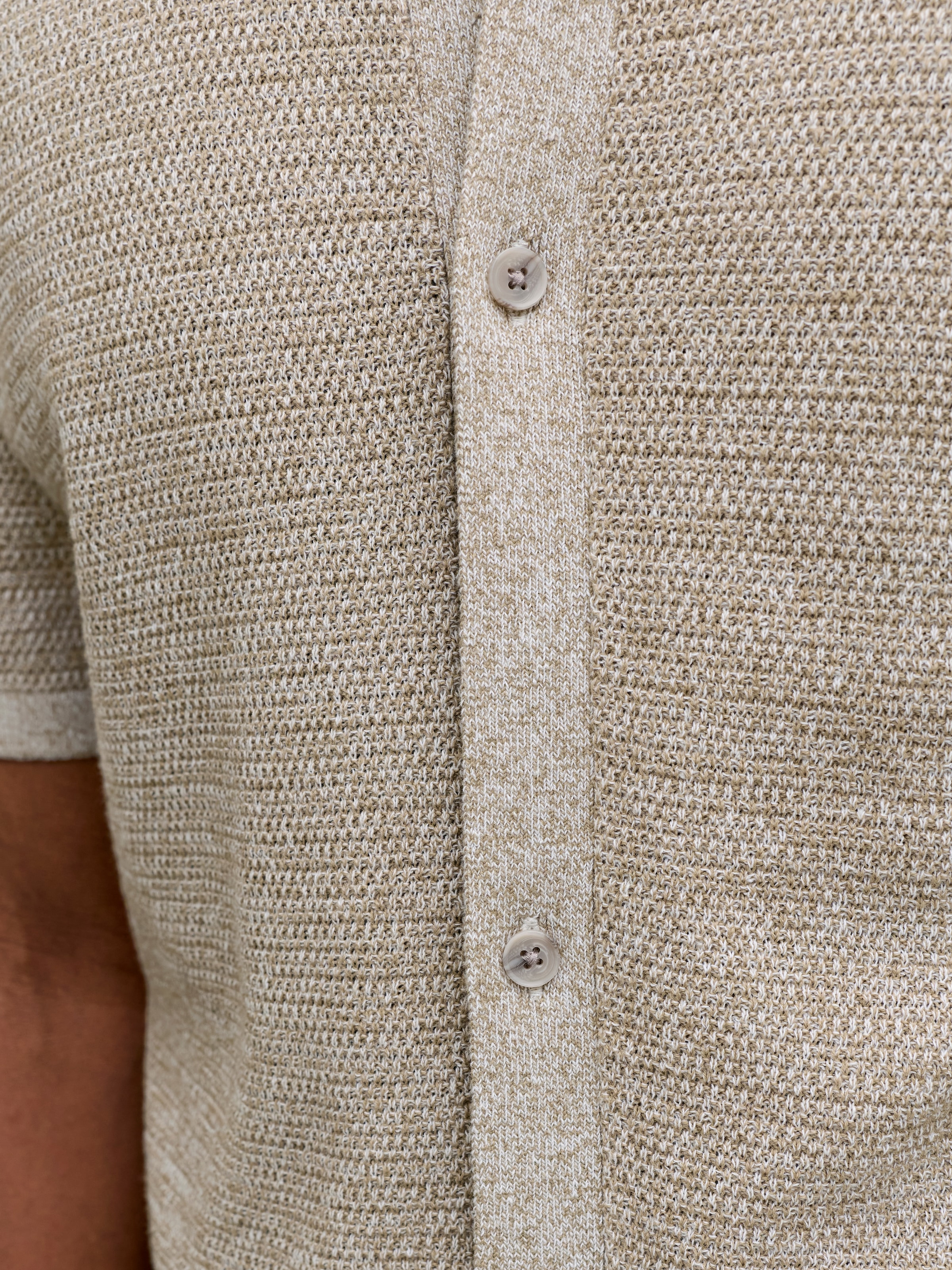 Jack & Jones Strickpullover »JJEGEORGE KNIT SHIRT SS SN« mit Polokragen