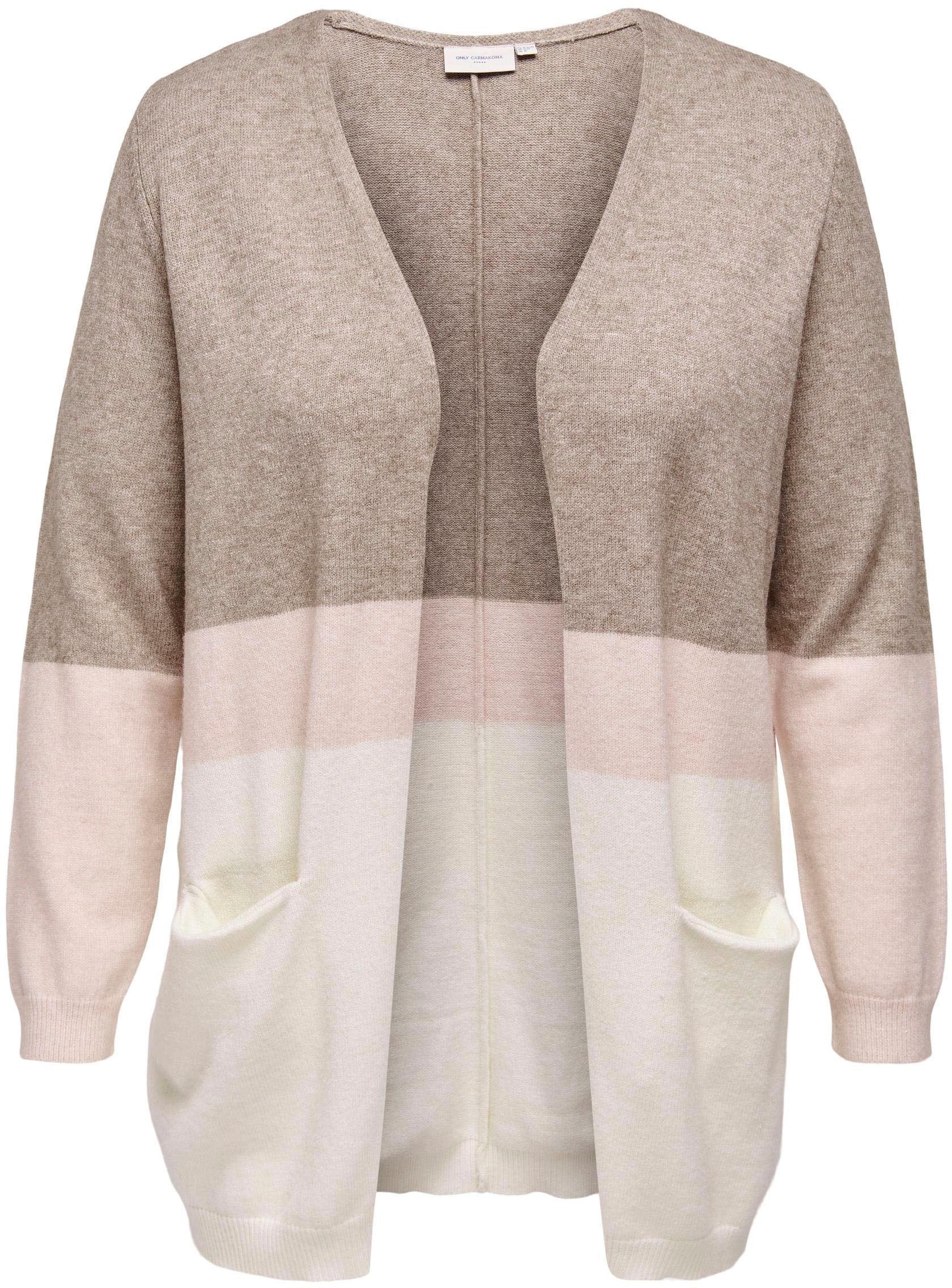 ONLY CARMAKOMA Strickjacke »CARSTONE L/S LONG STRIPE CARDIGAN KNT« kaufen