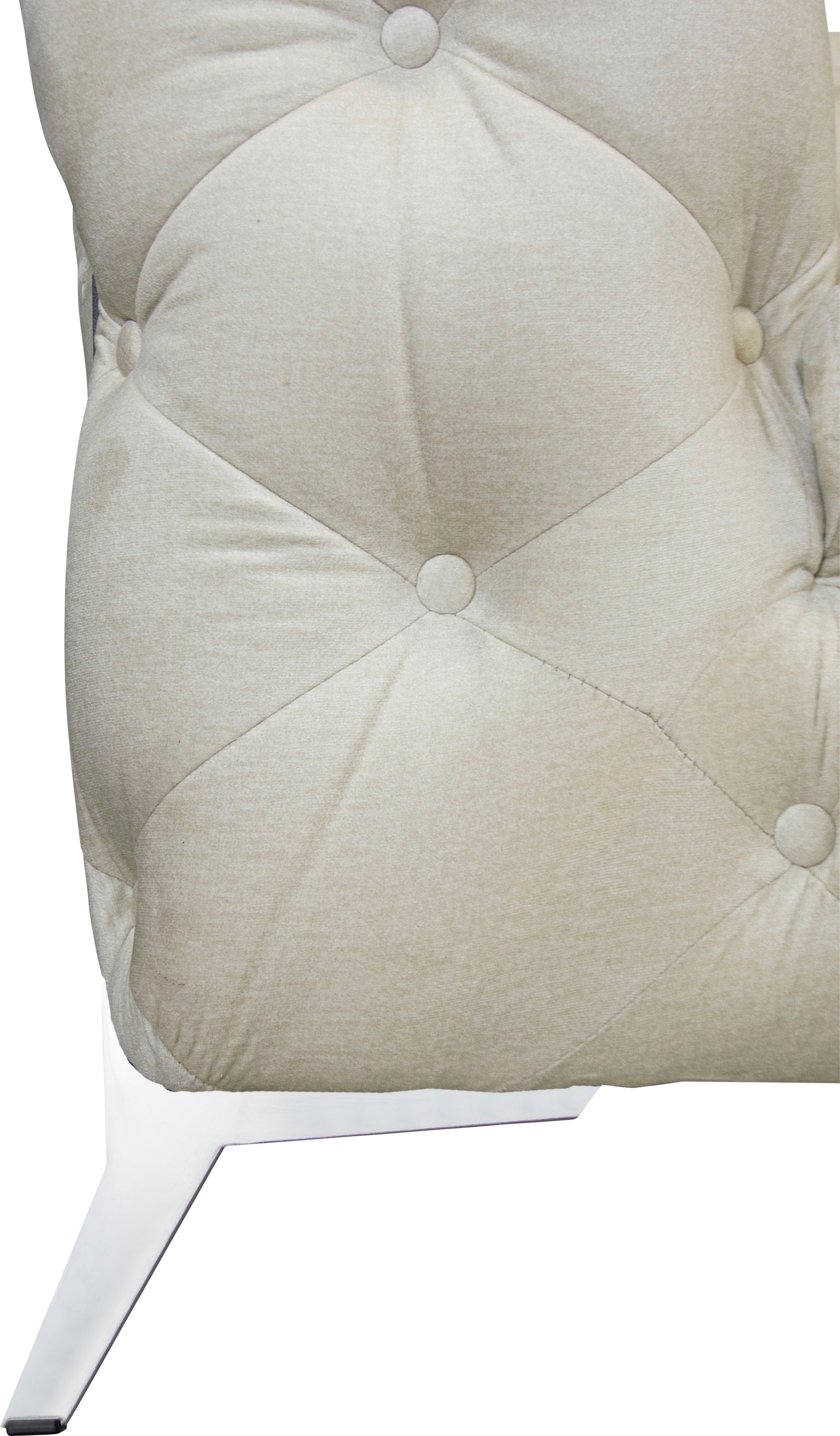 Leonique Chesterfield-Sofa »Amaury L-Form«, moderne Chersterfield-Optik, Breite 262 cm, Fußfarbe wählbar