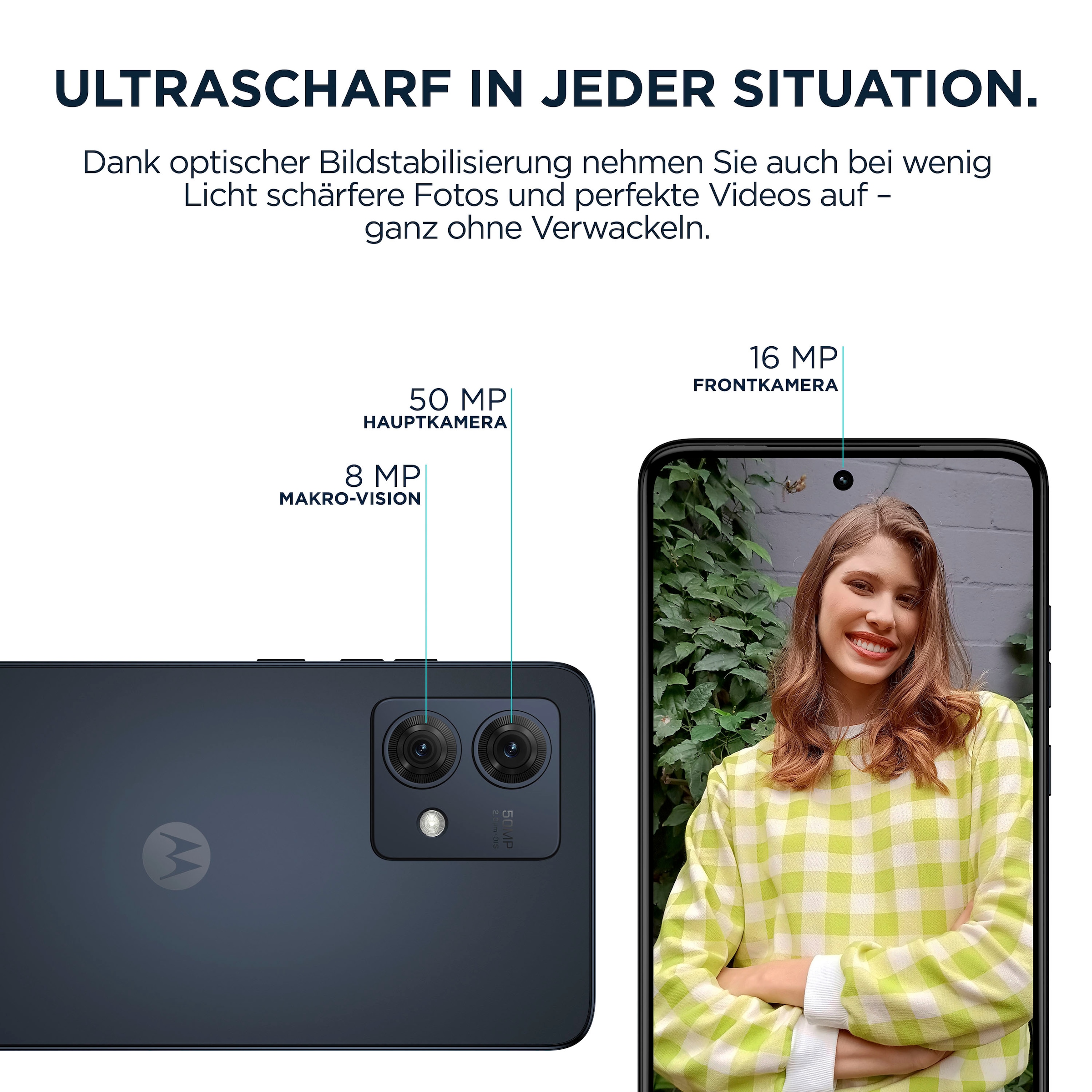 Motorola Smartphone »g84«, Midnight Blau