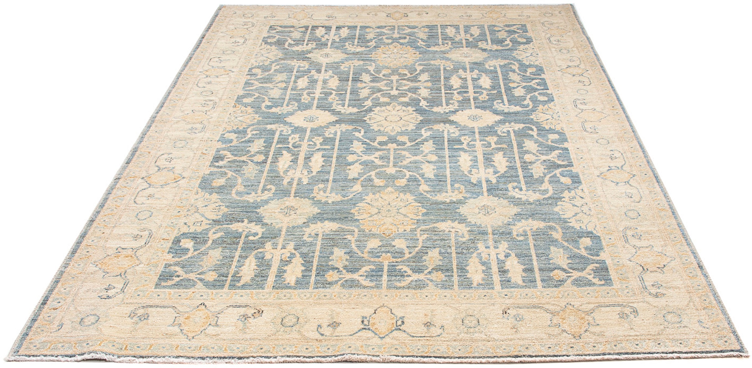 morgenland Orientteppich »Ziegler - 206 x 153 cm - hellblau«, rechteckig, W günstig online kaufen