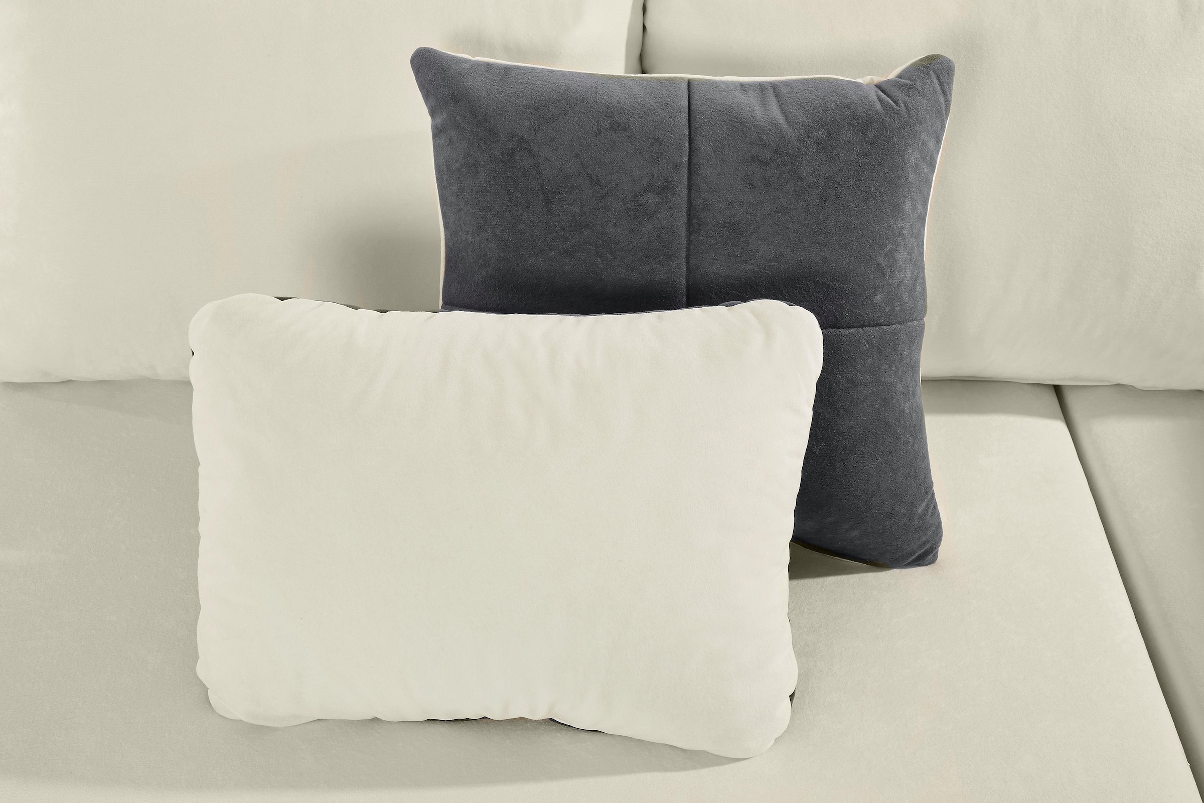 COLLECTION AB Ecksofa »Parma L-Form«, mit Bettfunktion und Federkern