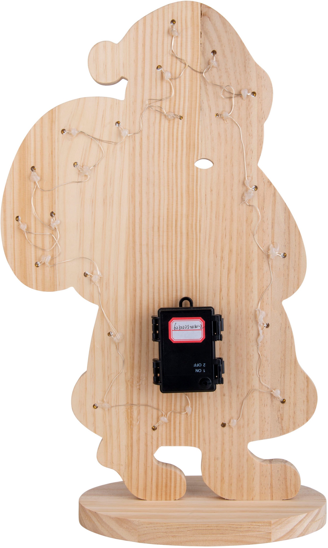 näve LED Dekoobjekt »Santa, Weihnachtsdeko aus Holz«, Leuchtmittel LED-Boar günstig online kaufen