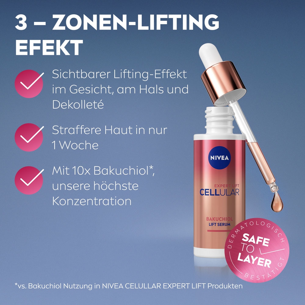 Nivea Gesichtspflege-Set »NIVEA CELLULAR Serum Layering Routine Set«