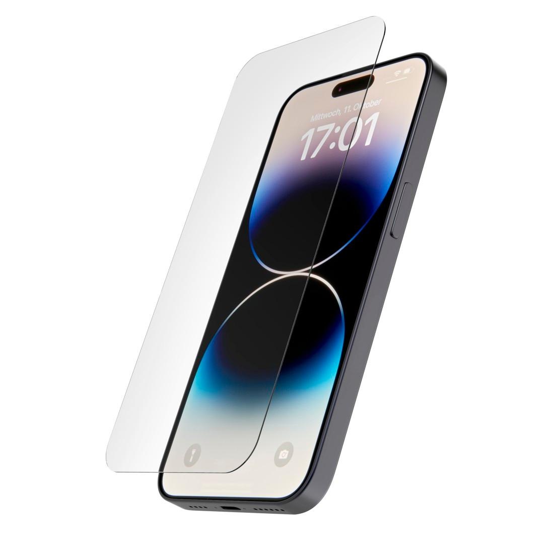 Hama Displayschutzglas »Displayschutz für iPhone 14 Pro Max (Panzerglas, ultraklar)«, für Apple iPhone 14 Pro Max