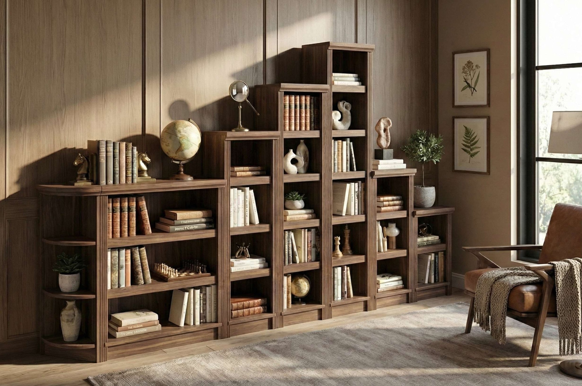 OTTO home Standregal »Riga Bücherregal Regal Breite/Tiefe 40/29 cm« aus massiver Kiefer, FSC®-zertifiziert