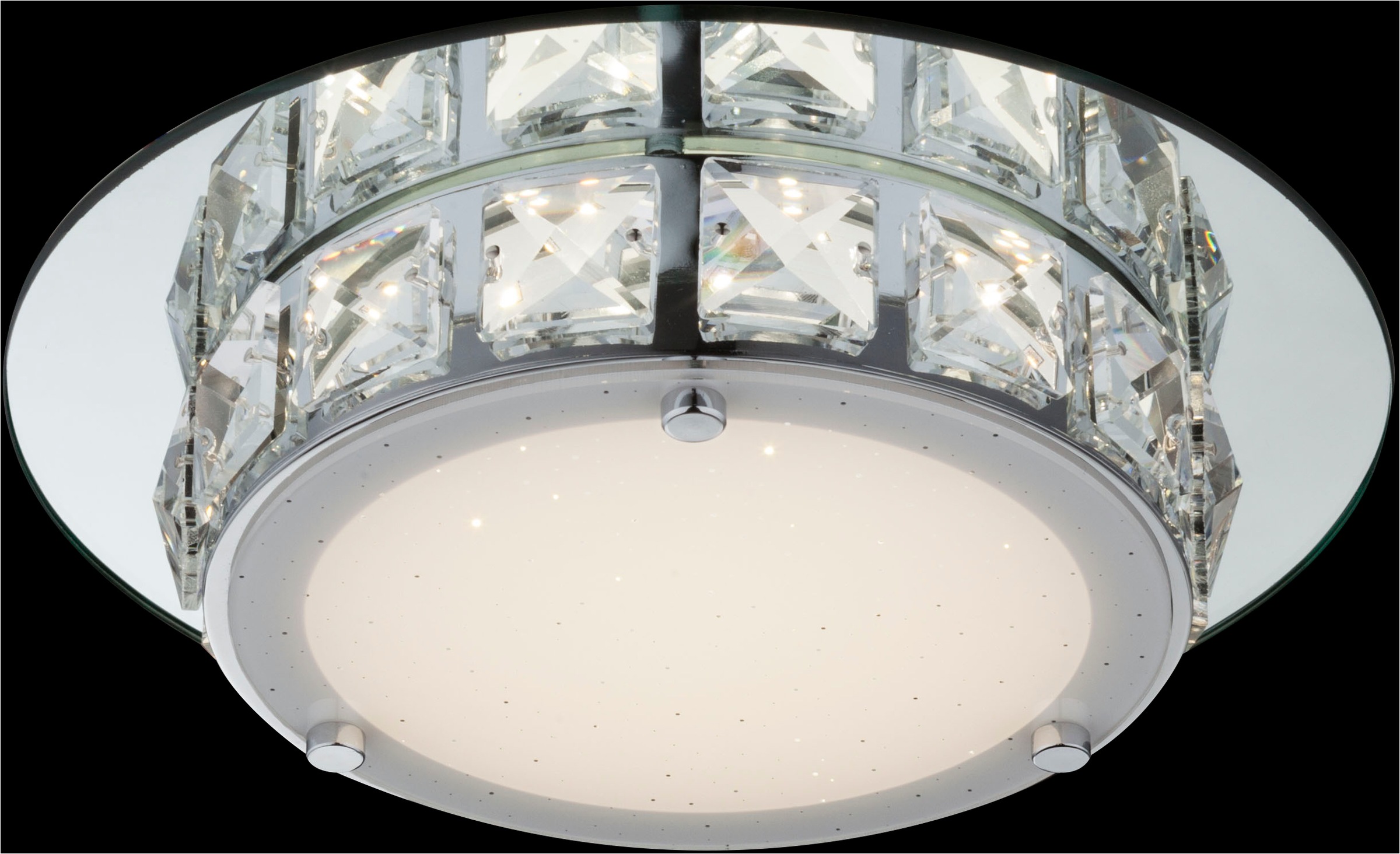 GLOBO LIGHTING Deckenleuchte »MARGO« LED-Modul 1 Stk. Warmweiß Deckenlampe Wohnzimmer-Leuchte Schlafzimmer-Leuchte Flur Küche