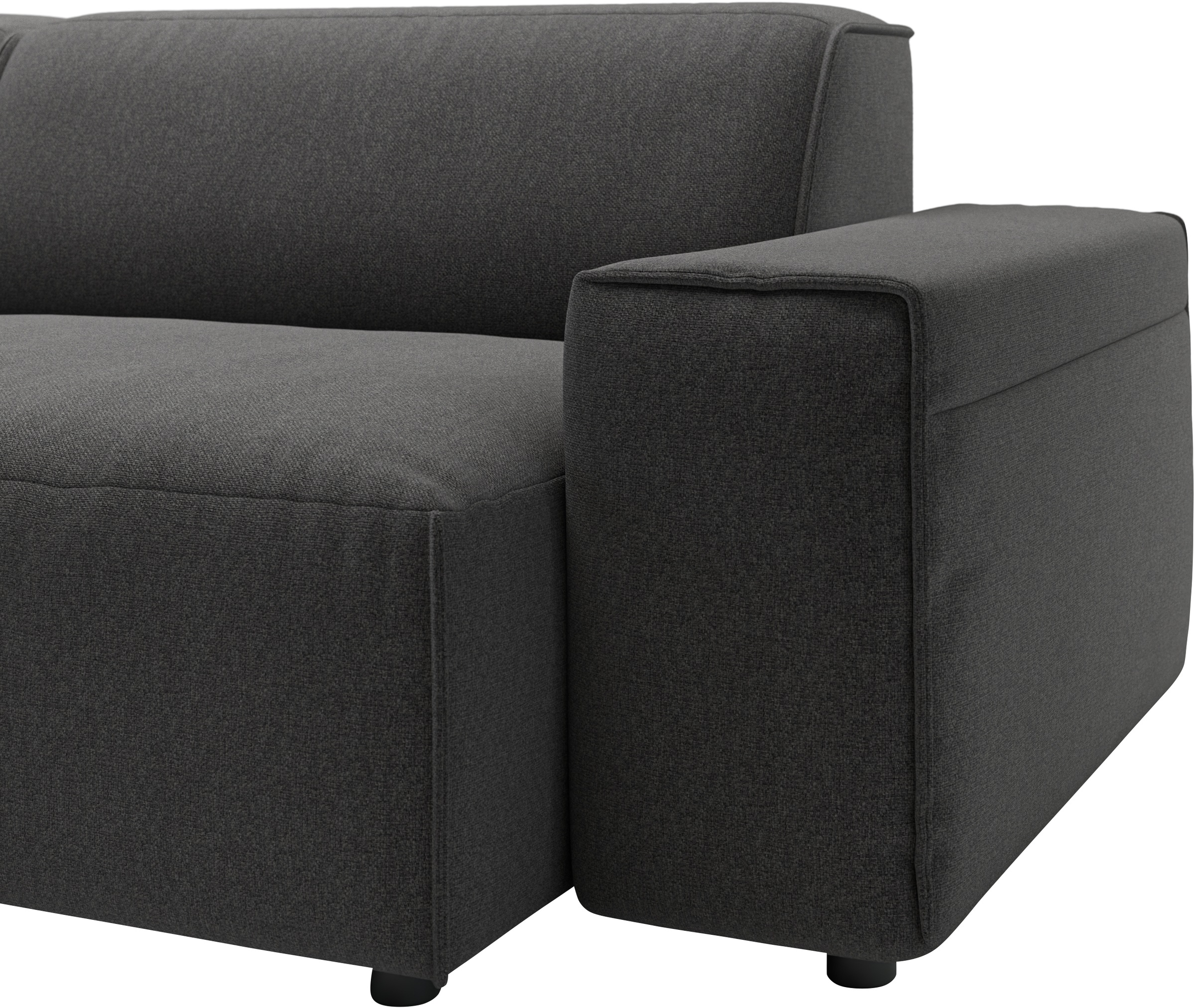 andas Ecksofa »Glimminge L-Form auch in Breitcord, Feincord + Easy care-Bezug,«, Breite 234, Zierkissen