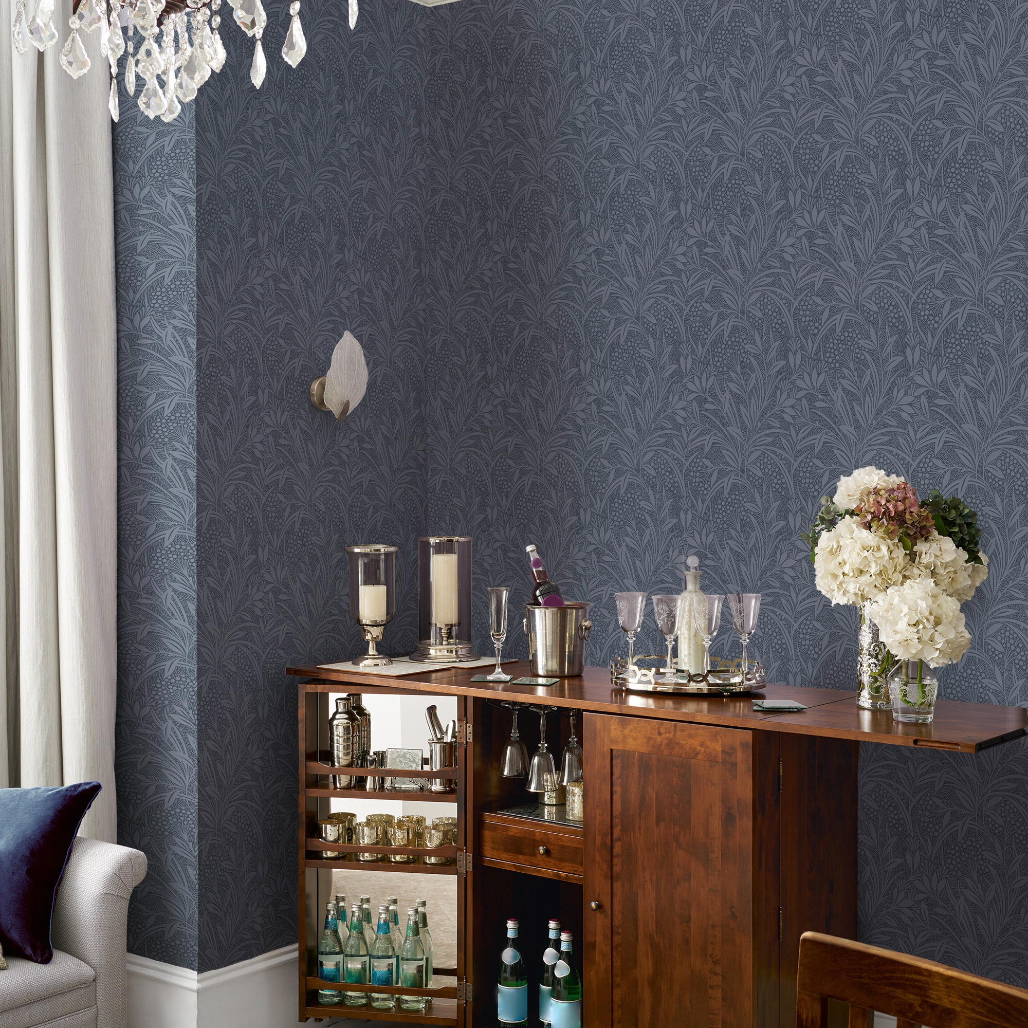 LAURA ASHLEY Vliestapete »Barley« gemustert FSC® zertifiziert, mit lebhaftem Druck, 10 Meter Länge