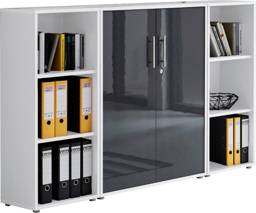 BMG Möbel Büromöbel-Set »Tabor«, besteht aus 1 Schrank und 2 Regalen günstig online kaufen