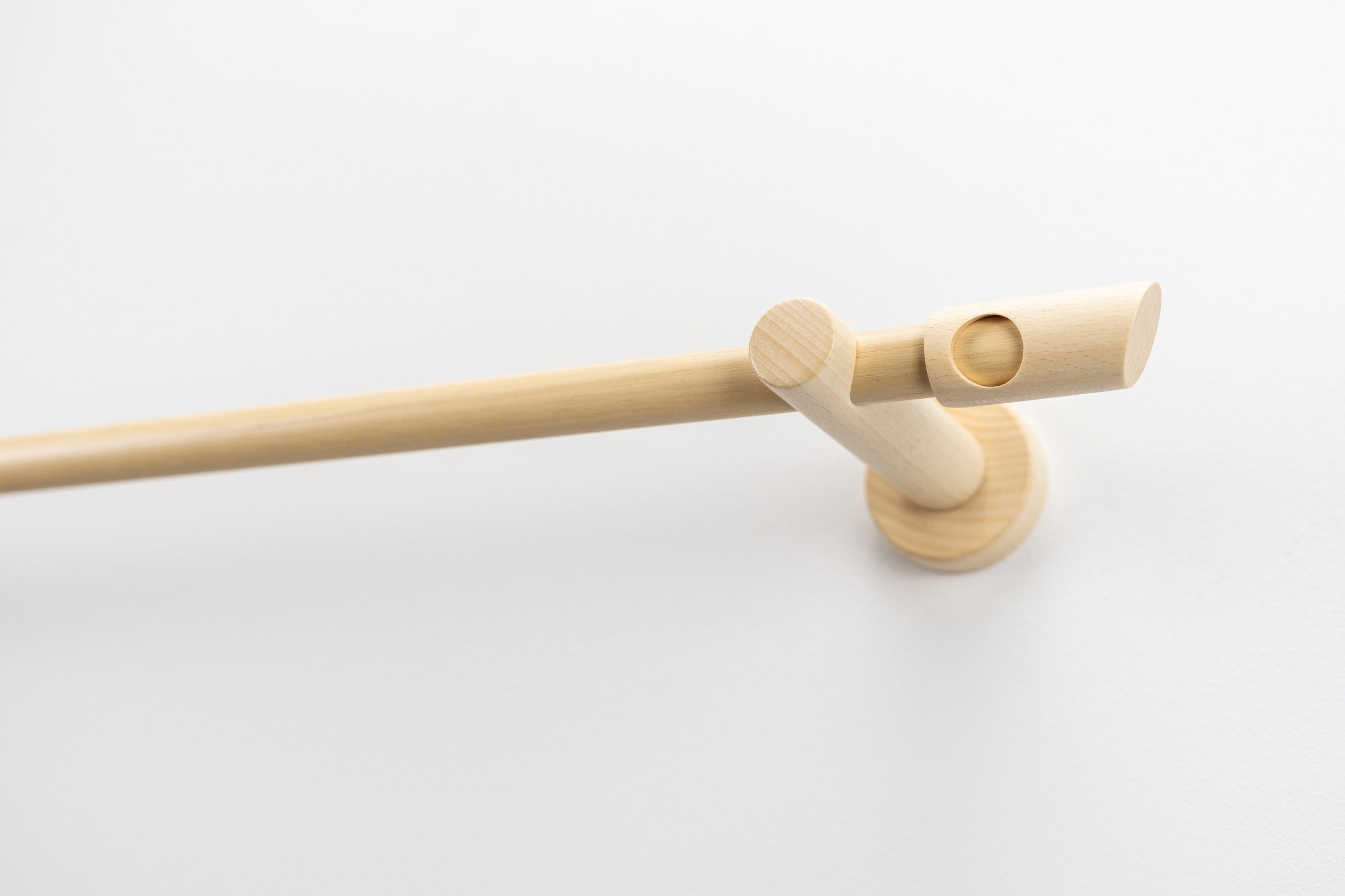 GARESA Gardinenstange »PILA« Ø 20 mm 1 läufig-läufig Wunschmaßlänge;Träger; günstig online kaufen