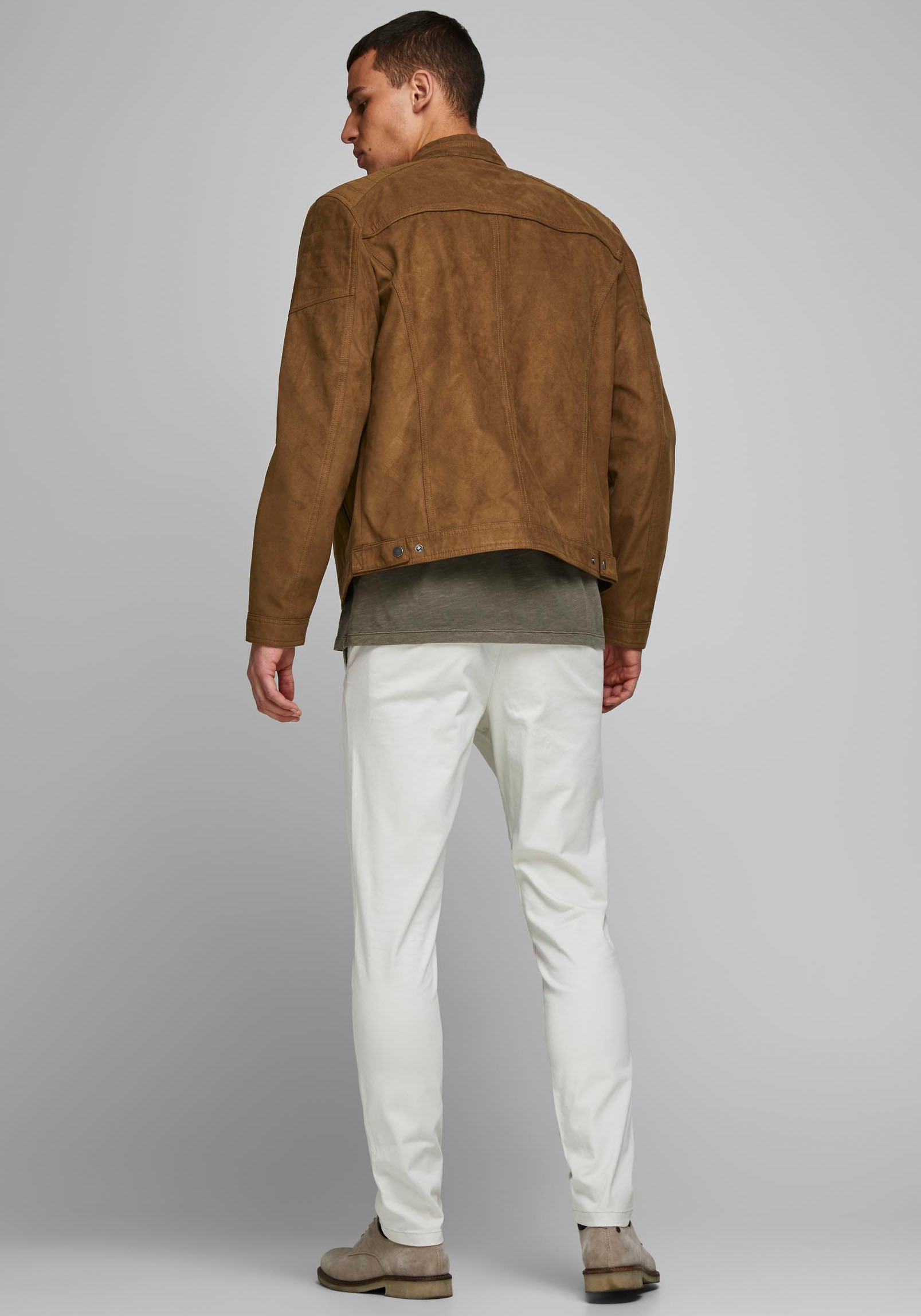 Jack & Jones Bikerjacke »ROCKY JACKET«, ohne Kapuze
