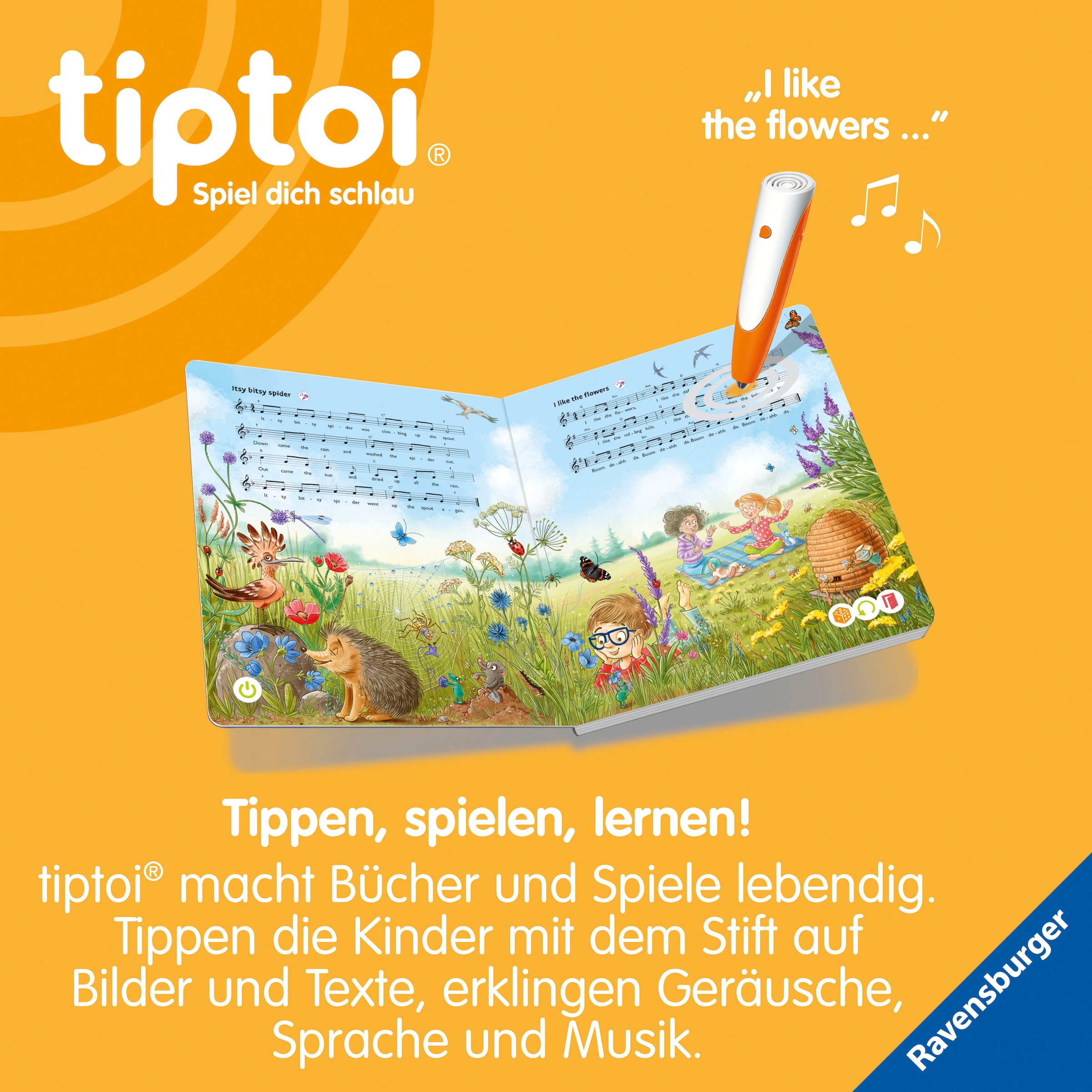 Ravensburger Buch »tiptoi® Meine schönsten englischen Kinderlieder«, Made in Europe