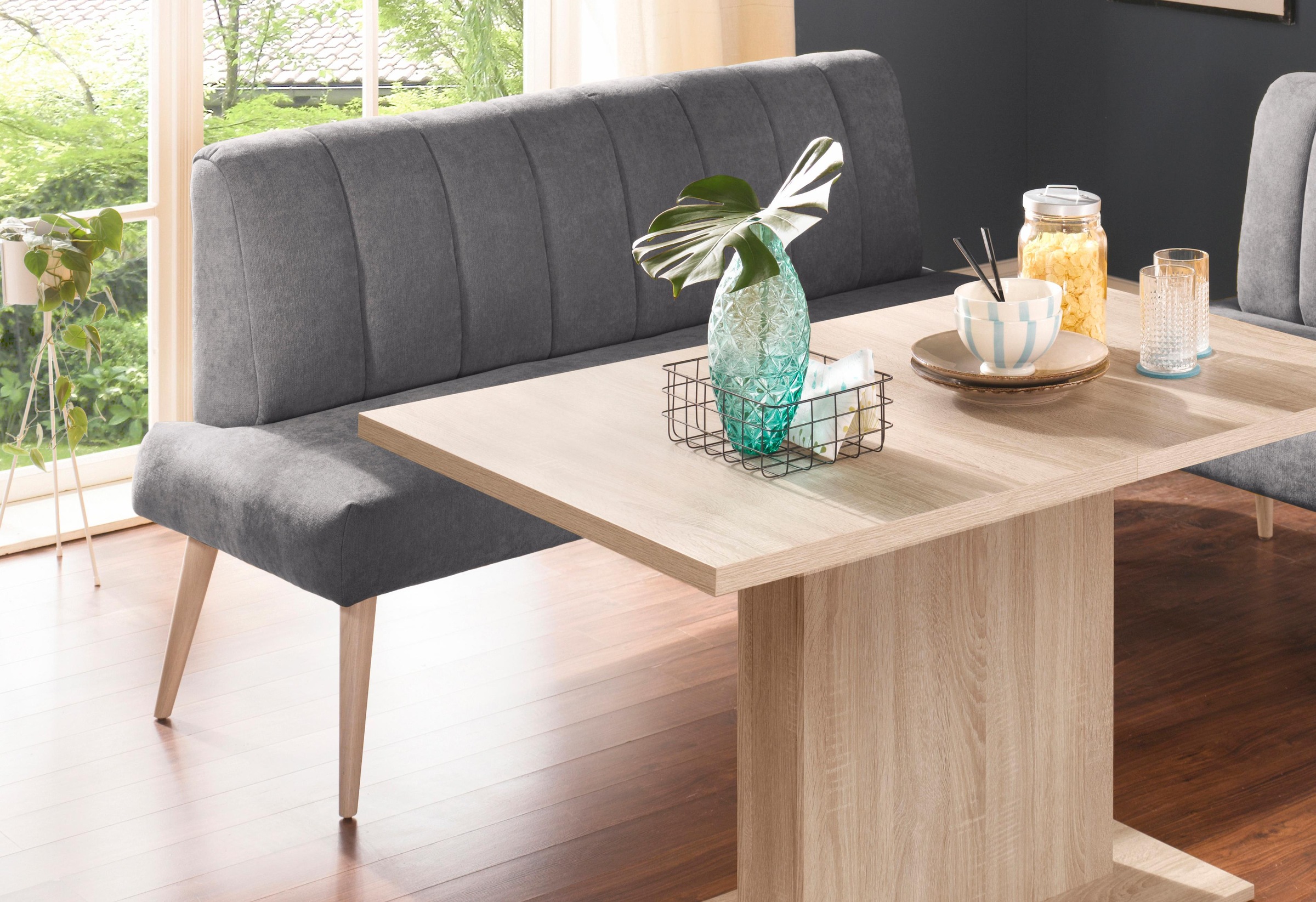 exxpo - sofa fashion Sitzbank "Costa, moderne Rückensteppung, bequem und el günstig online kaufen