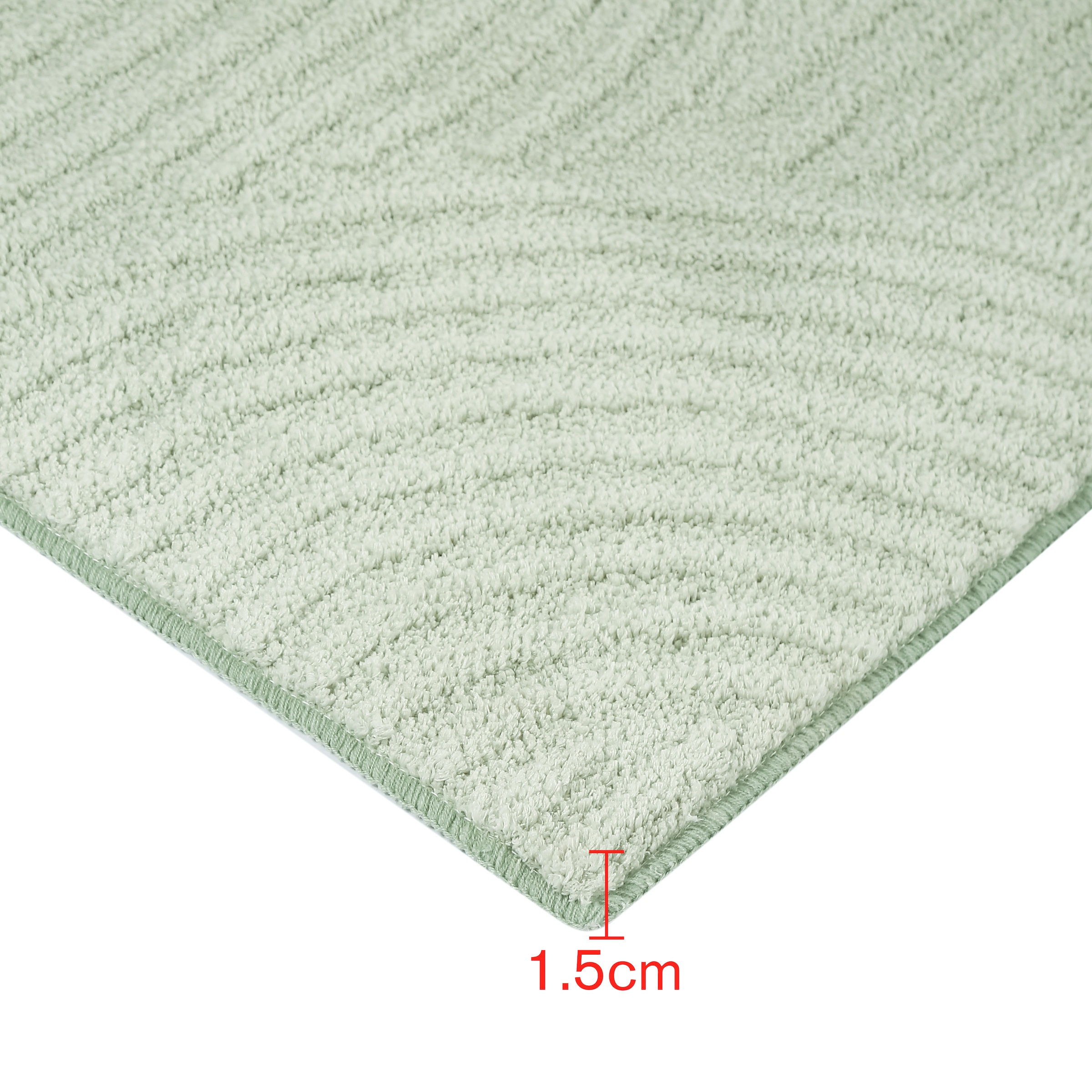 my home Badematte »Ognon, Scandi, Boho, modernes Muster« Höhe 15 mm rutschhemmend beschichtet fußbodenheizungsgeeignet | schnell trocknend | strapazierfähig Badteppich, Uni Farben, Hoch-Tief-Effekt