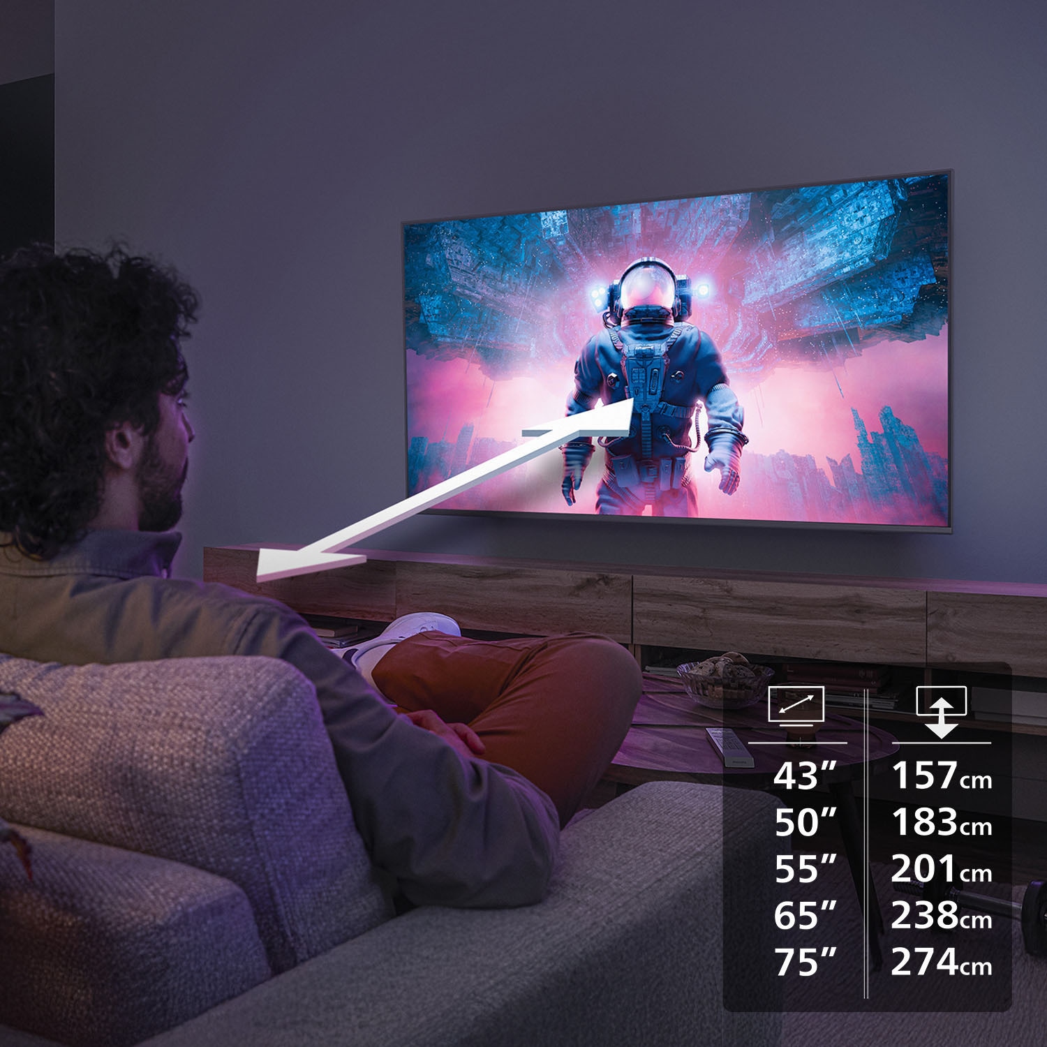 Philips QLED-Fernseher »65PQS7801/12« 164 cm/65 ″ Smart-TV