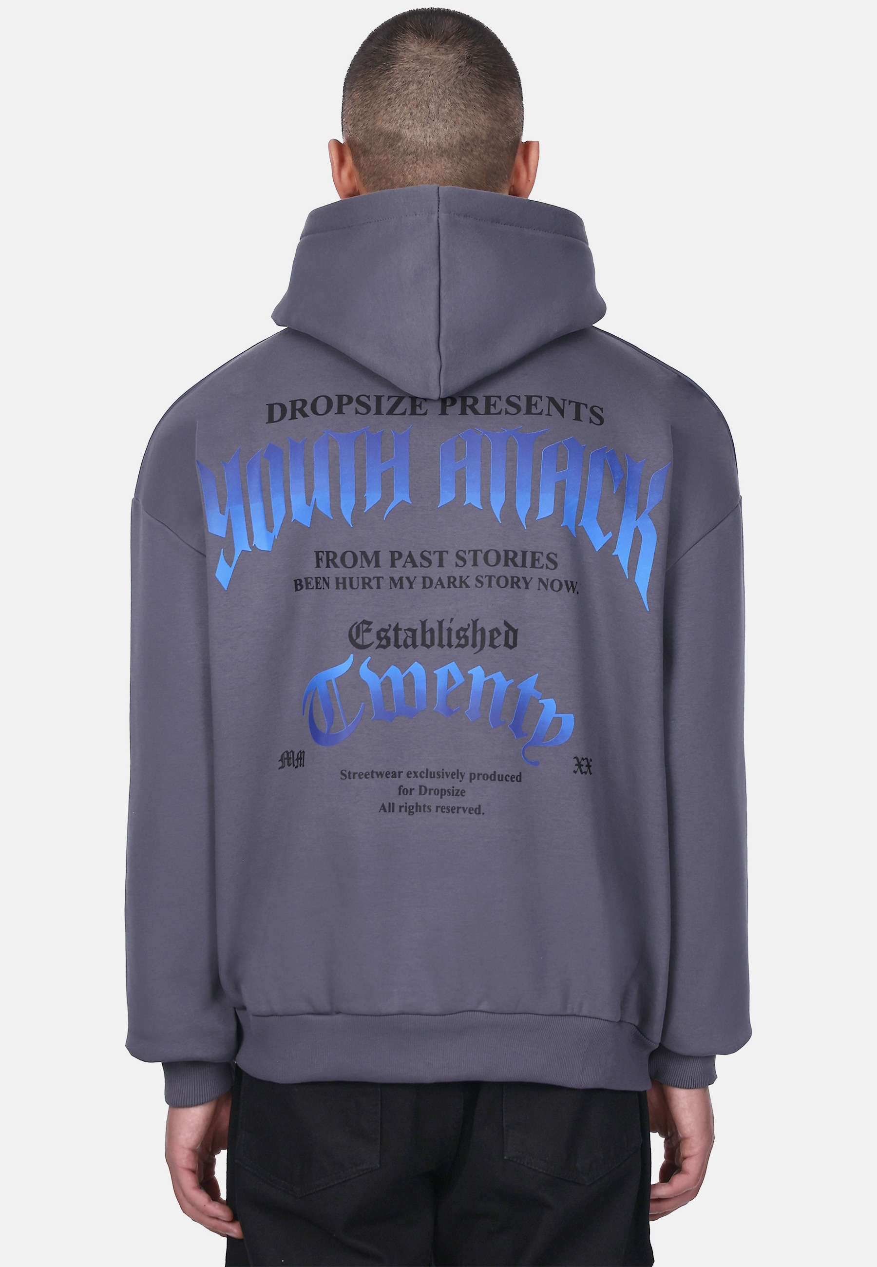 Dropsize Kapuzenpullover »Dropsize HEAVY OVERSIZE YOUTH ATTACK HOODIE« 1 Stk.