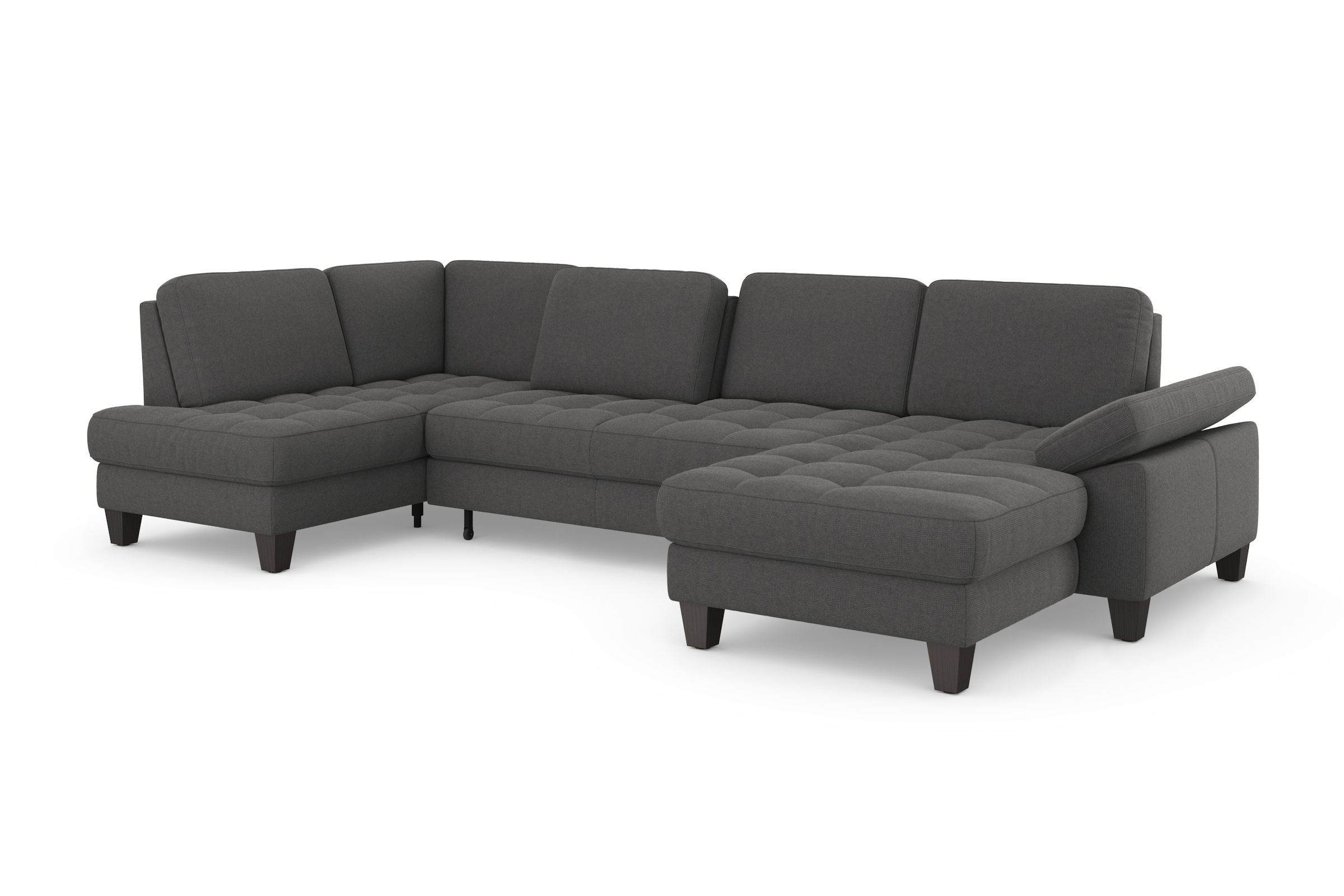 sit&more Wohnlandschaft »Westham U-Form«, wahlweise mit Bettfunktion, Bettkasten, Sitztiefenverstellung
