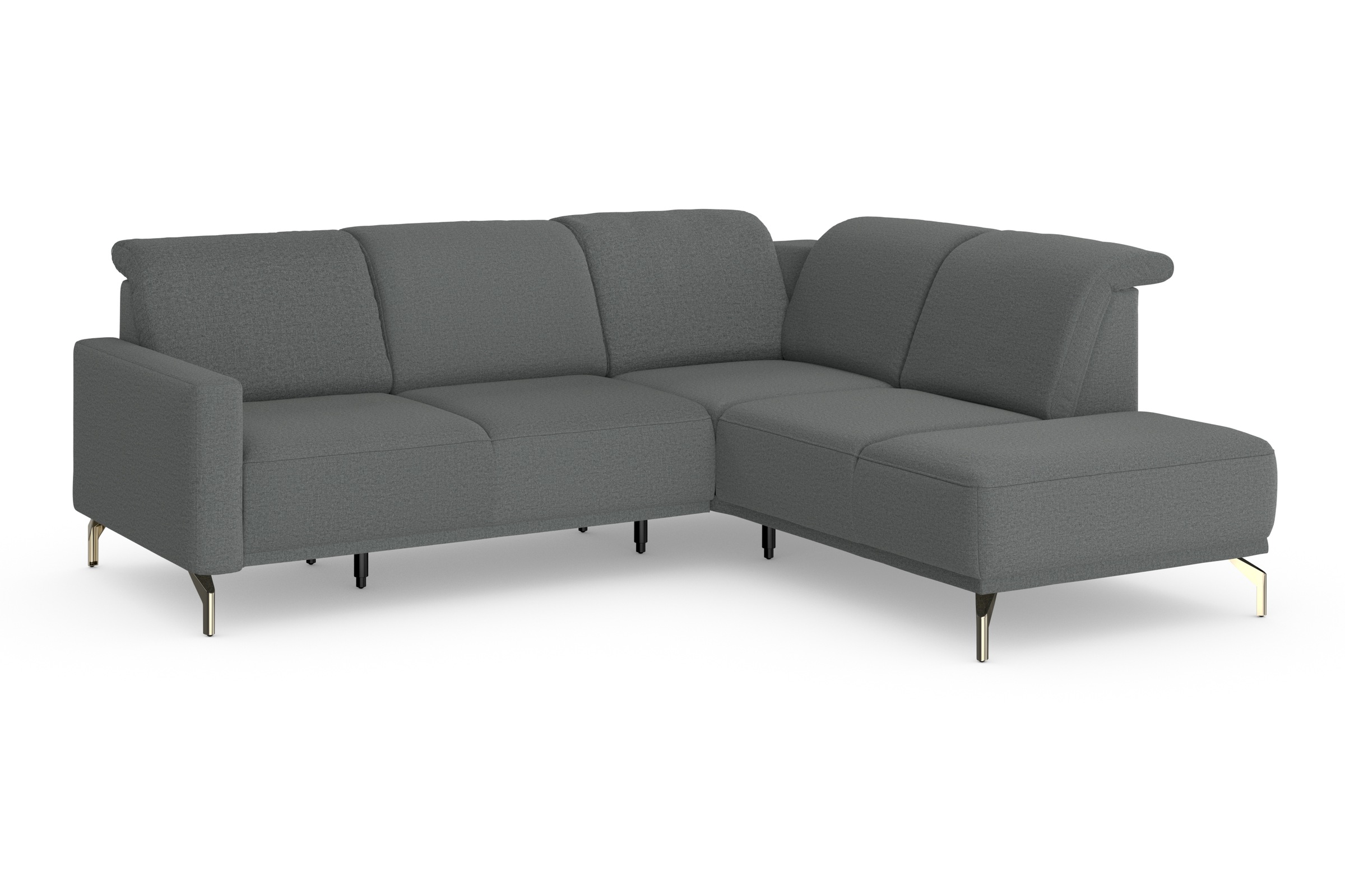 sit&more Ecksofa »Bailando L-Form«, wahlweise mit Kopfteilverstellung und Vorziehsitz, motorisch