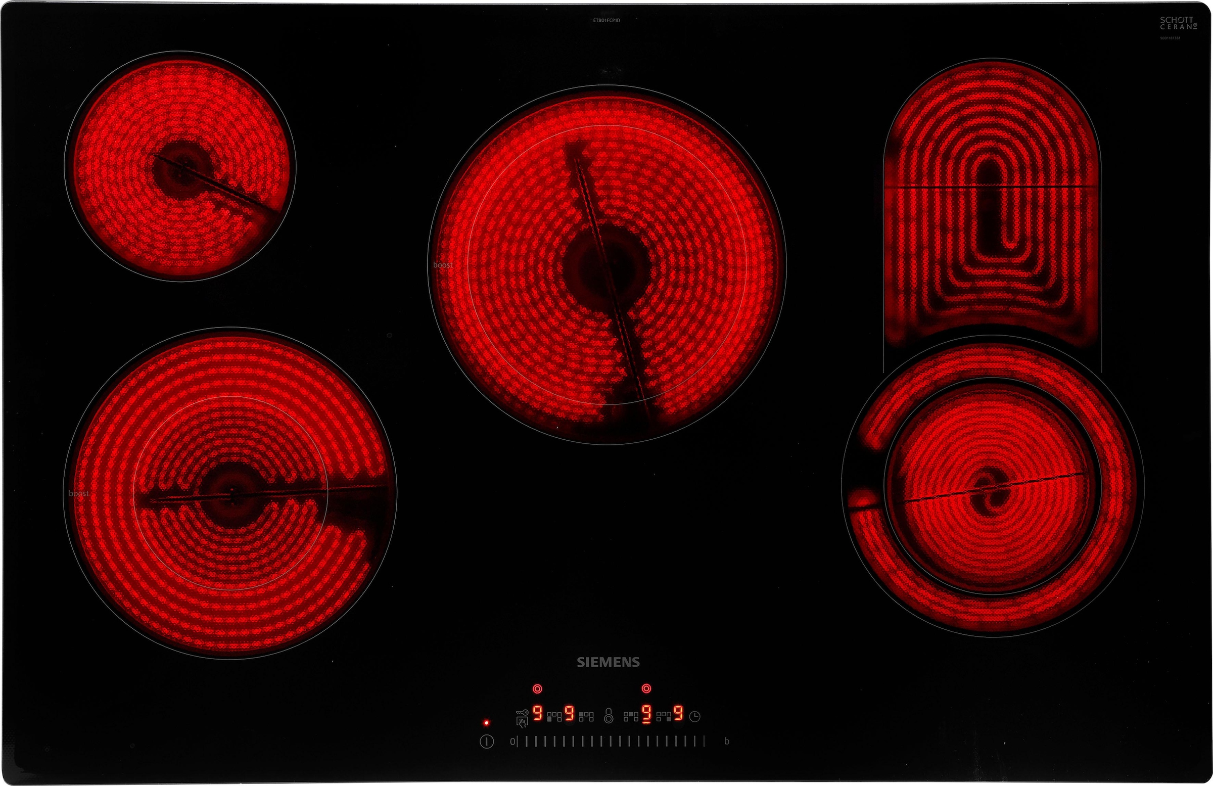 SIEMENS Elektro-Kochfeld von SCHOTT CERAN® »ET801FCP1D«