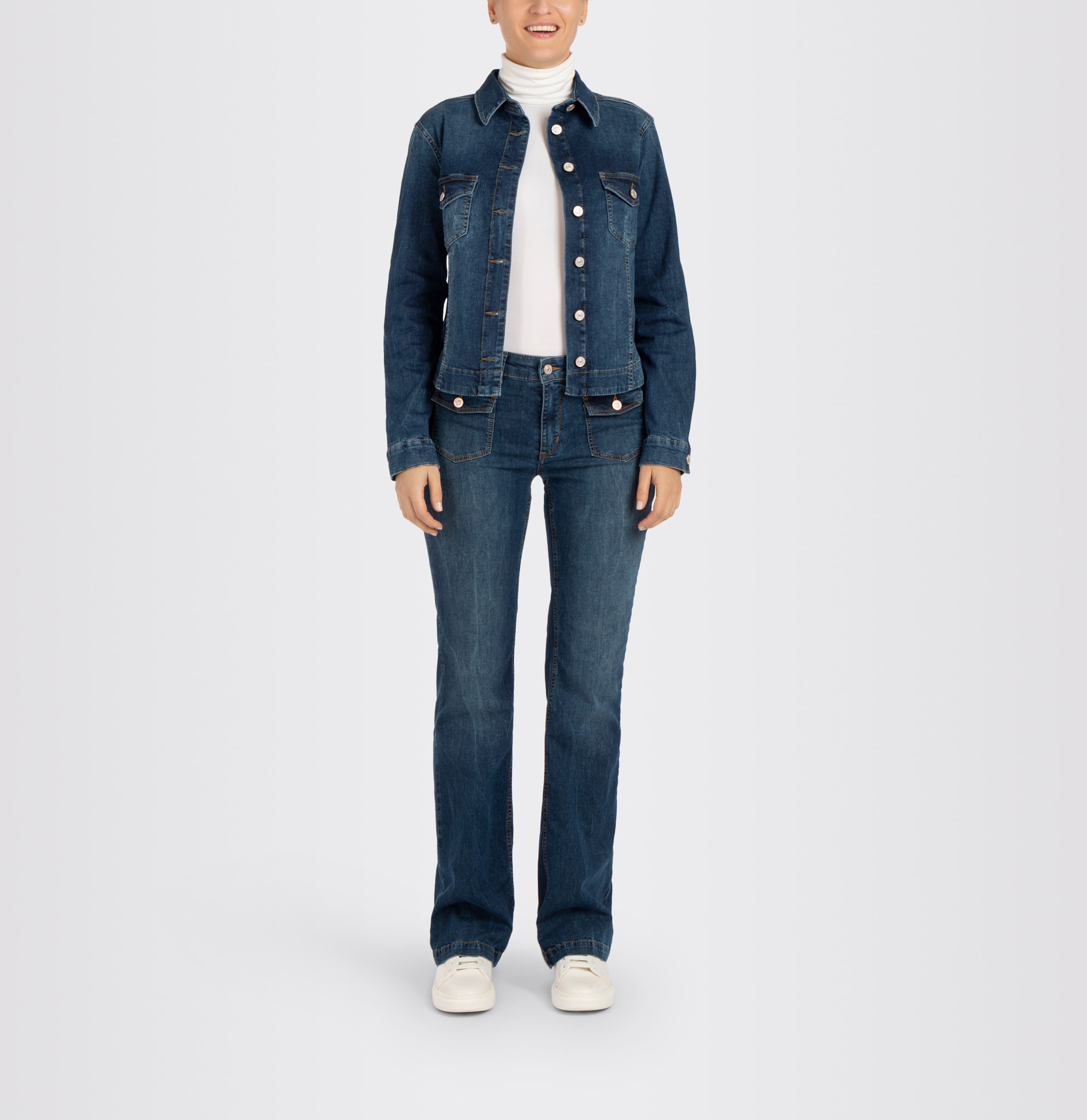 MAC Jeansjacke »RICH JACKET«, aus leichter, sommerlicher Denim-Qualität mit hohem Baumwoll-Anteil
