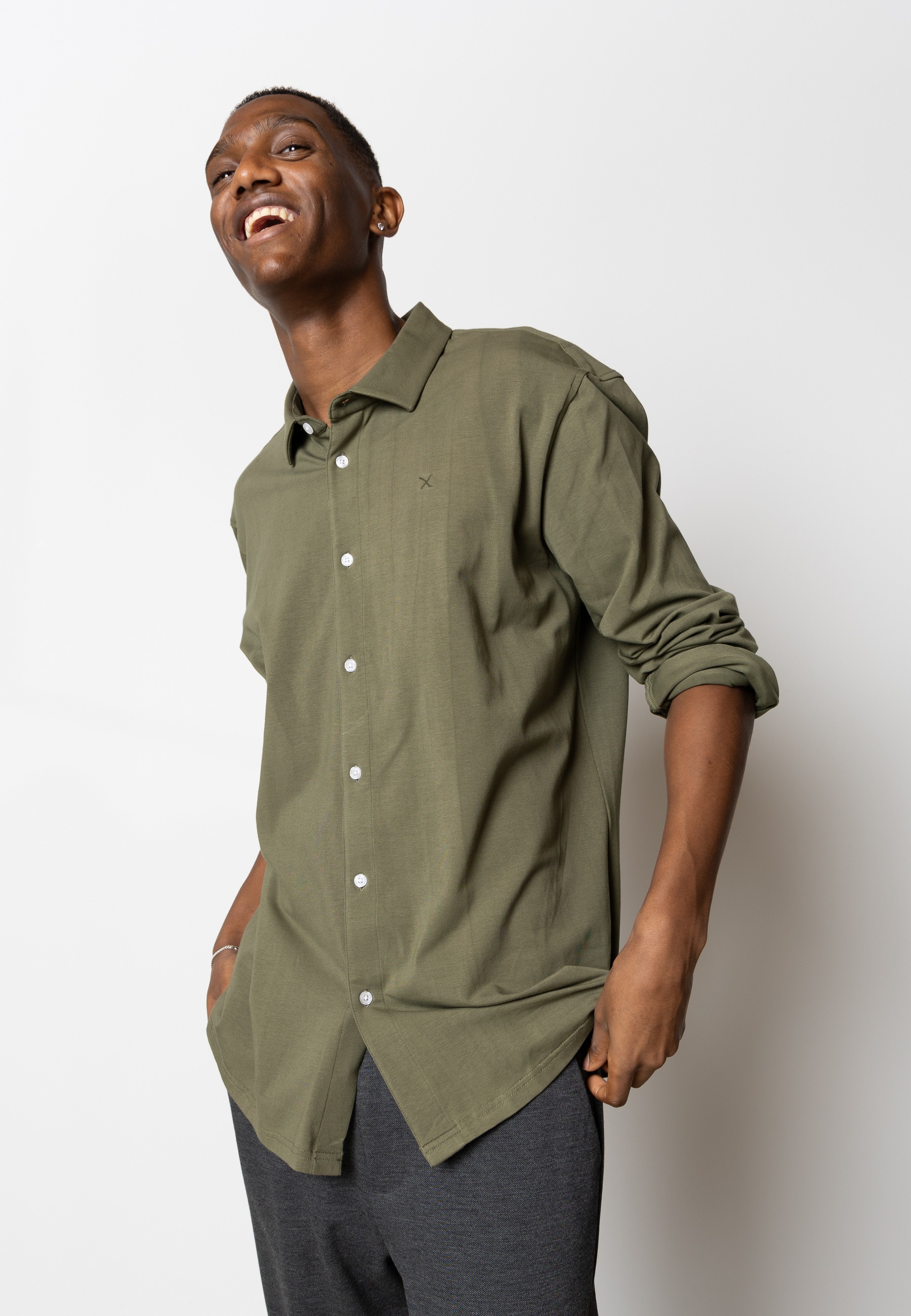 Clean Cut Copenhagen Kurzarmshirt »Clean Cut Copenhagen Clean Formal Stretch Shirt L/S« 1 Stk.
