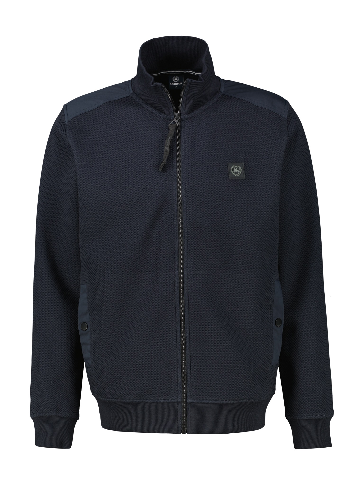 LERROS Sweatjacke, mit Stehkragen und Reißverschluss
