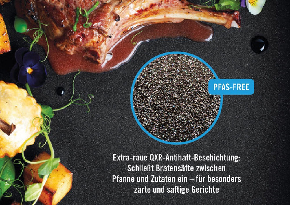 WOLL MADE IN GERMANY Bratpfanne »Eco Logic QXR« Aluminiumguss 1 Stk. tlg. Abnehmbarer Stiel, Antihaftbeschichtet