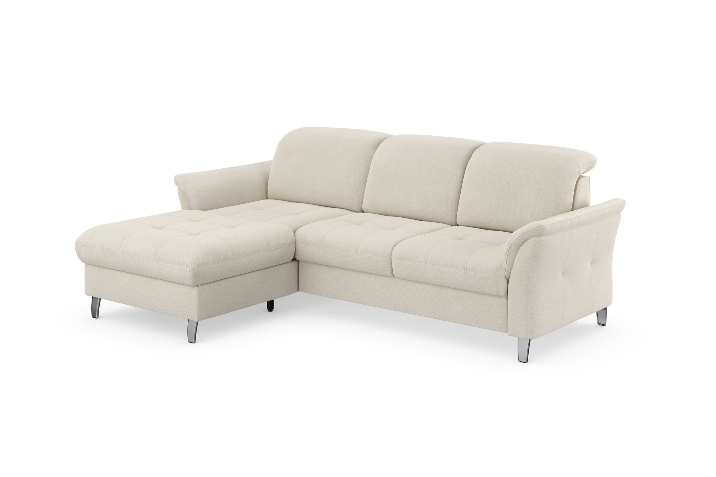 sit&more Ecksofa »Maggiore L-Form«, wahlweise mit Kopfteilverstellung, Bettfunktion und Bettkasten