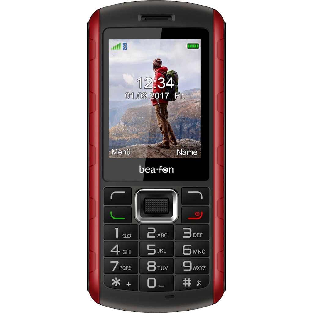 Beafon Handy »AL560«, rot, 6,1 cm/2,4 Zoll, 1 MP Kamera