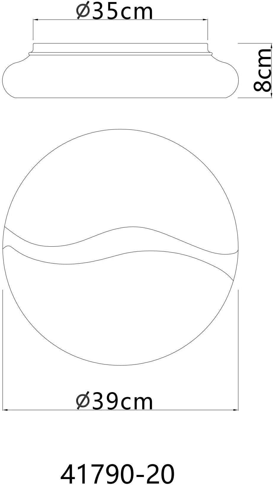 GLOBO LIGHTING Deckenleuchte »LETICIA« LED-Modul 1 Stk. warmweiß - kaltweiß Deckenlampe Wohnzimmer-Leuchte Schlafzimmer-Leuchte Flur Küche