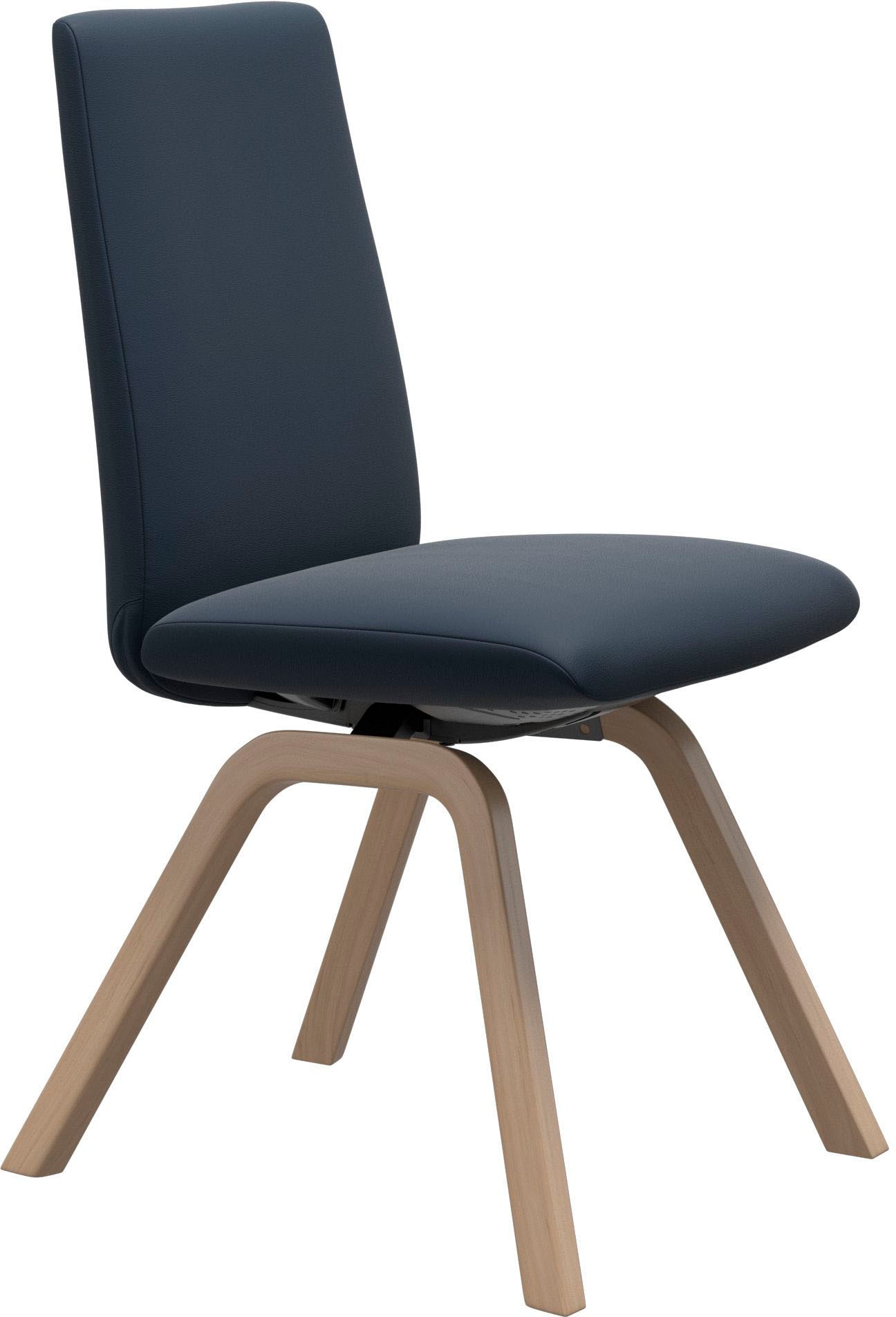 Stressless® Polsterstuhl »Laurel«, Leder PALOMA, Low Back, Größe M, mit schräggestellten Beinen in Eiche natur