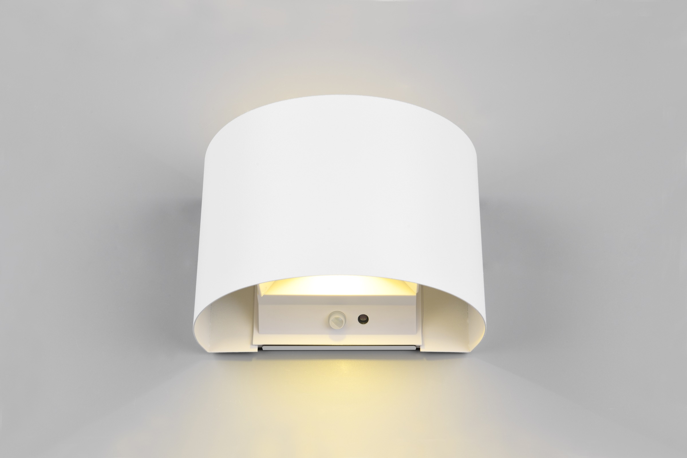 REALITY Leuchten LED Wandleuchte »TALENT, LED Wandlampe mit Magnet Wandhalterung, up-and-down Licht IP44«, 2 flammig, Leuchtmittel LED-Board | LED fest integriert, Bewegungsmelder Dämmerungssensor Akkubetrieb USB-Anschluss Schalter