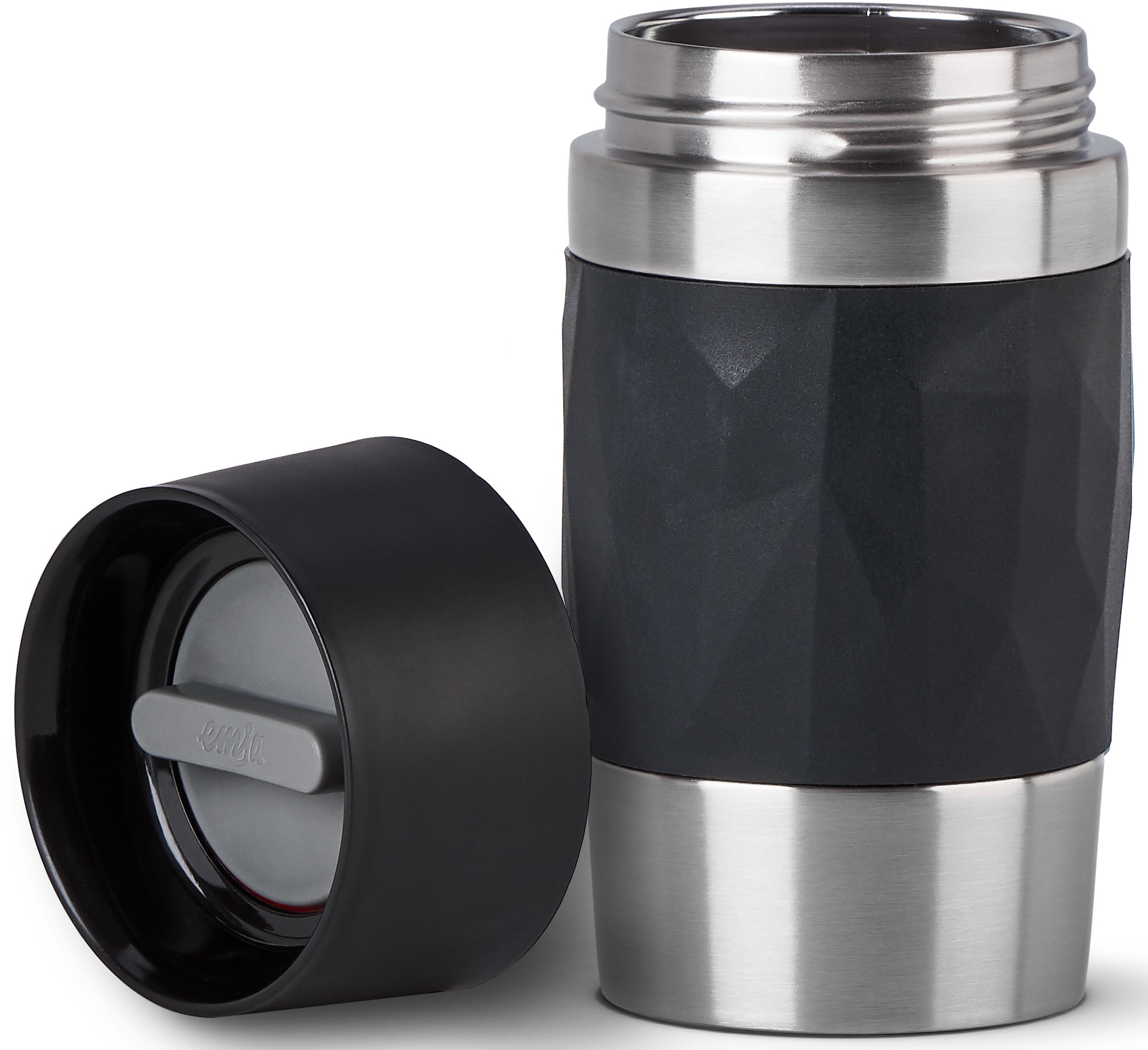 Emsa Thermobecher »Travel Mug Compact«, 0,3L, Edelstahl, 3h warm/6h kalt, 360°Trinköffnung, spülmaschinenfest