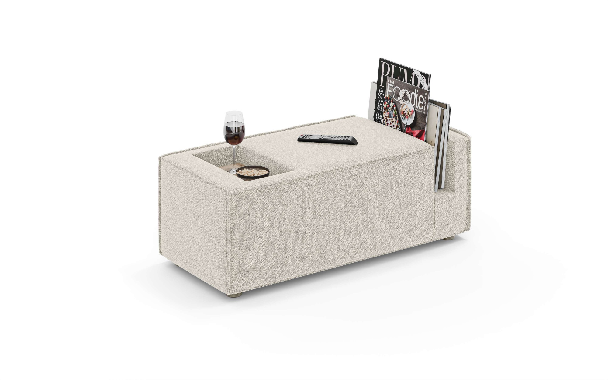 INOSIGN Sofaelement »HAILY Tisch für das Modulsofa, Maße B/T/H: 45/100/37 c günstig online kaufen