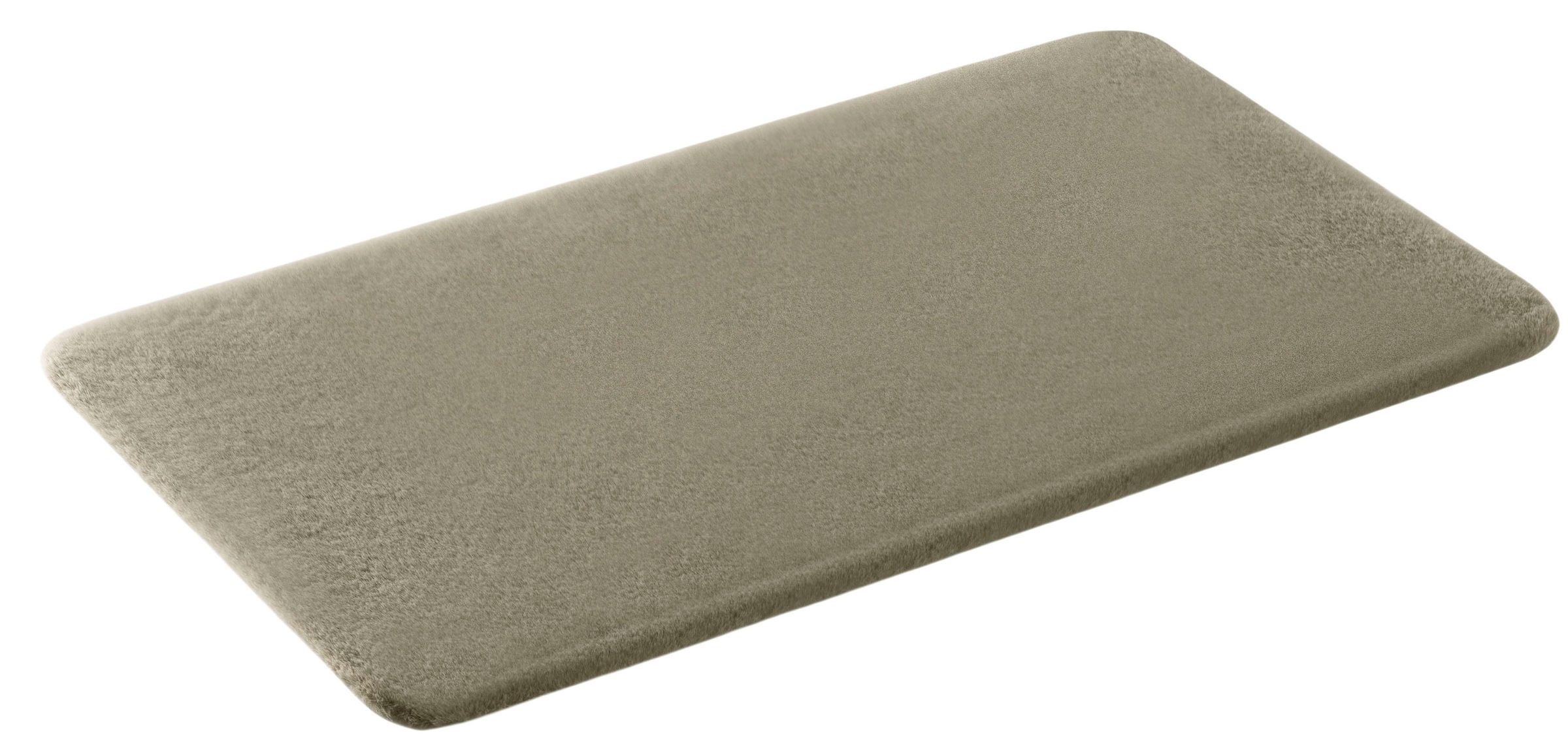 my home Badematte »Valeria, Kaninchenfell-Haptik«, rutschhemmend beschichte günstig online kaufen
