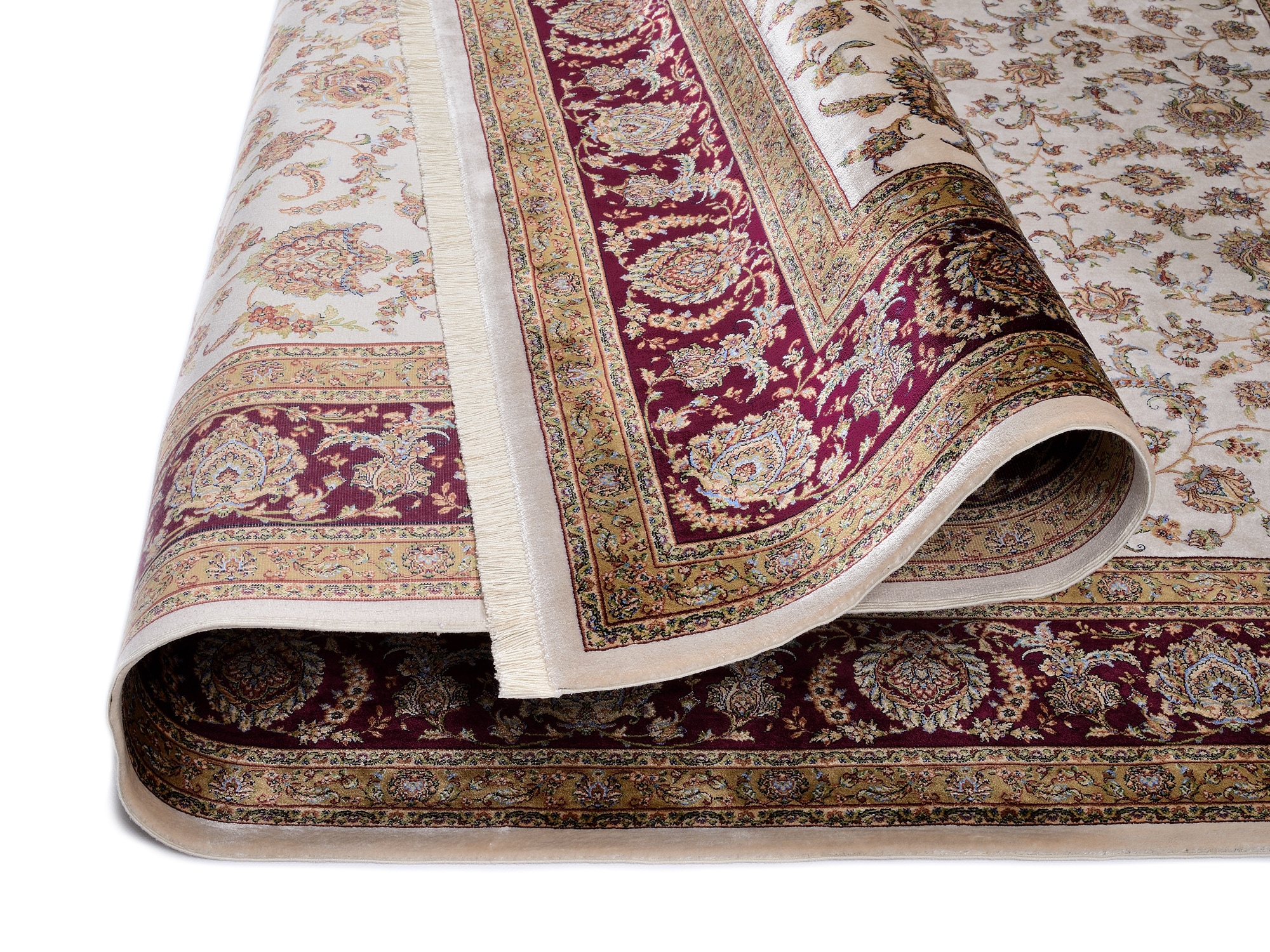 OCI DIE TEPPICHMARKE Teppich »SILK LINE ALLOVER« rechteckig 5 mm Höhe Kurzflor,Seide, hochwertig, Wohnzimmer