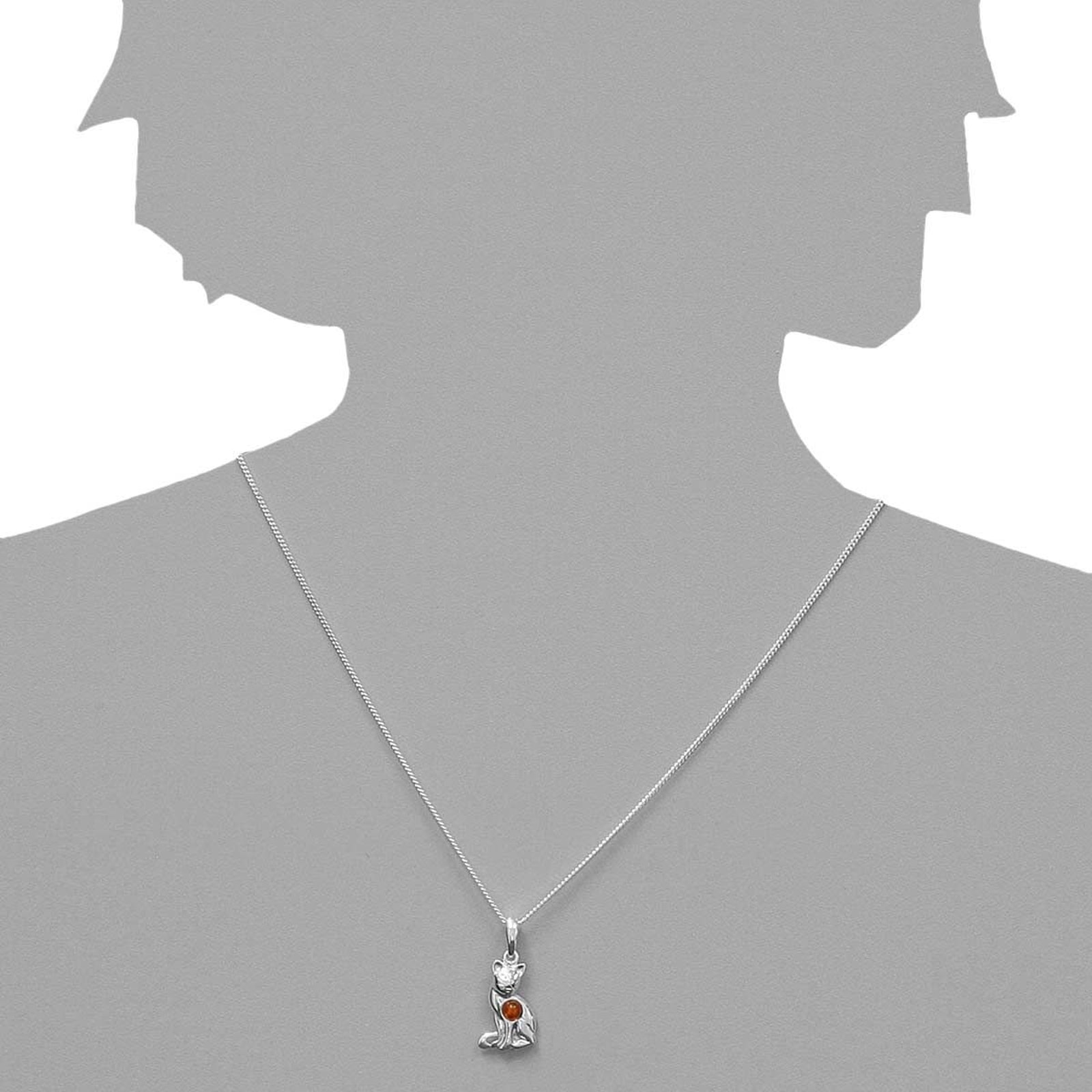 OSTSEE-SCHMUCK Kettenanhänger »Ostsee-Schmuck Anhänger Katze Anhänger Katze«, (1 tlg.)