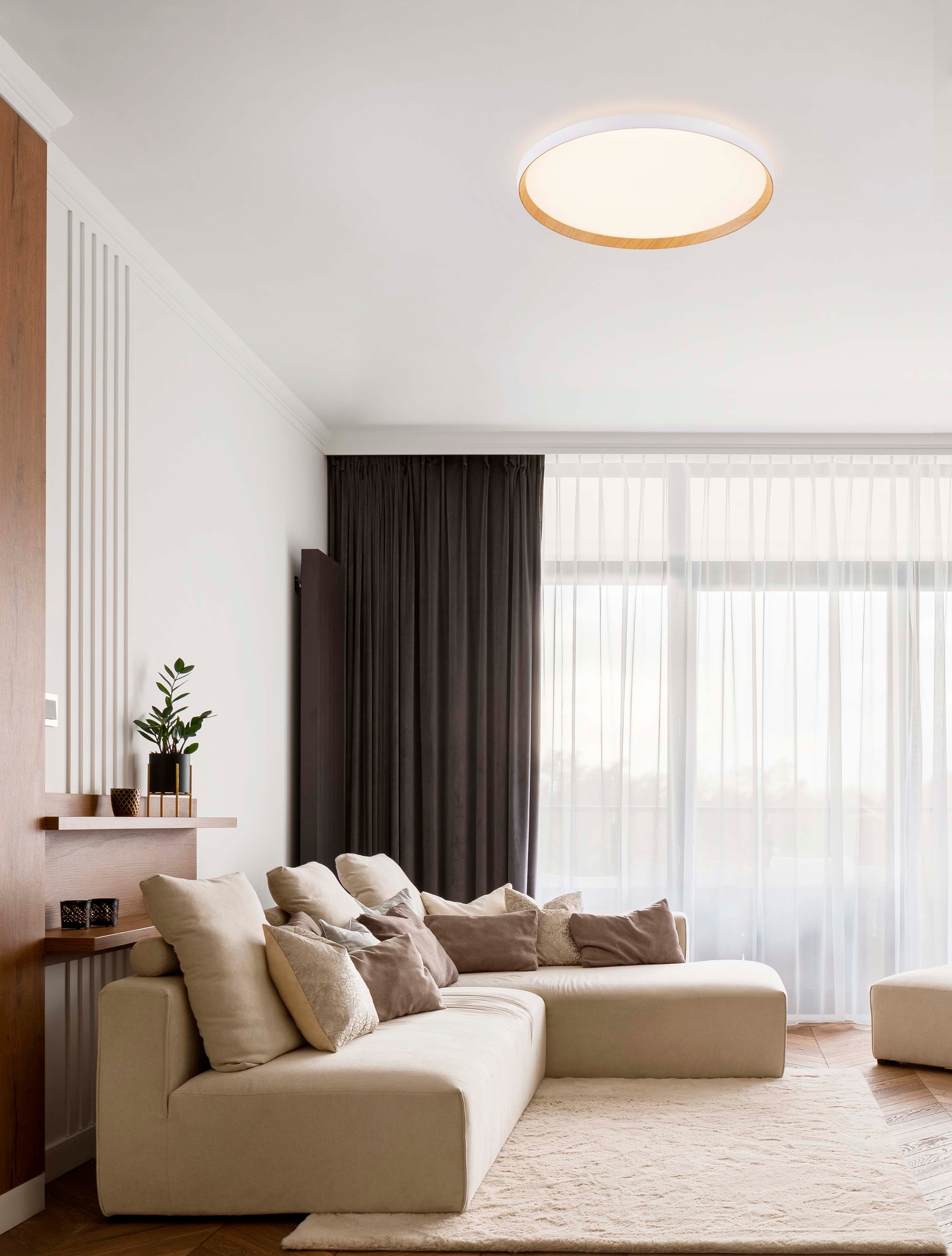Nova Luce Deckenleuchte »VOMOS« LED-Modul 1 Stk. Warmweiß günstig online kaufen