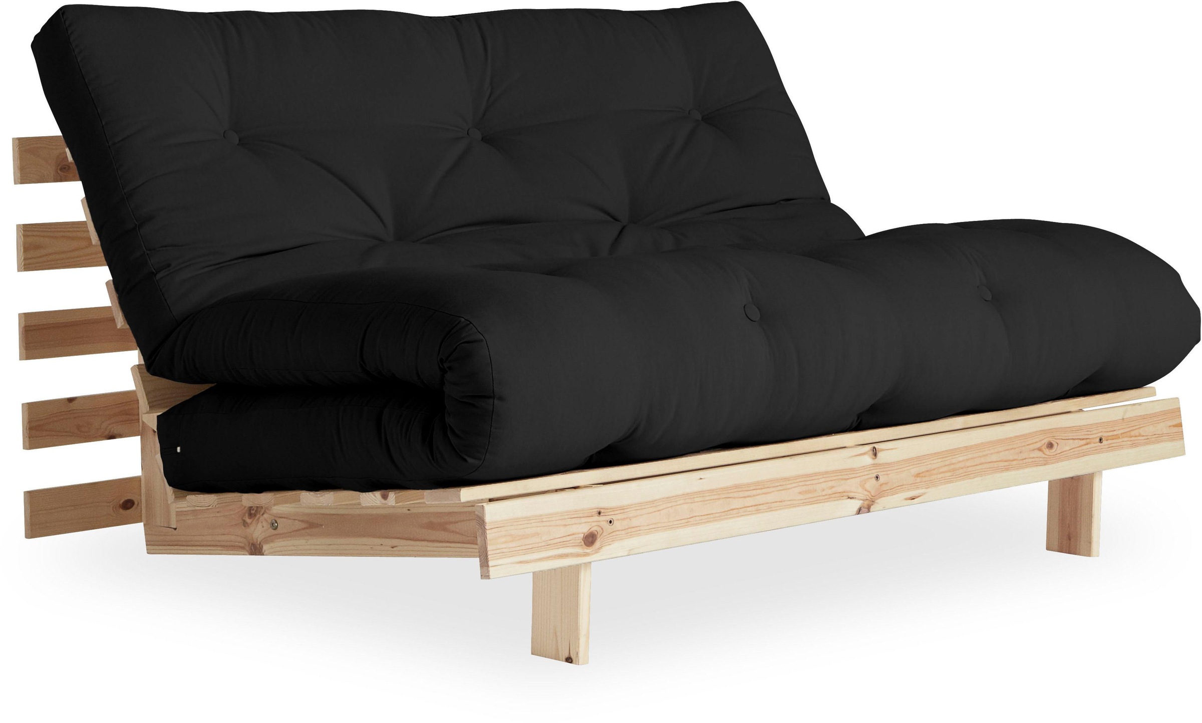 Karup Design Daybett »Roots Schlafsofa, Gästebett, Sofa inkl. Futonmatratze«, Liegefläche 90/140/160 x200 cm, FSC® zertifizierte Kiefer