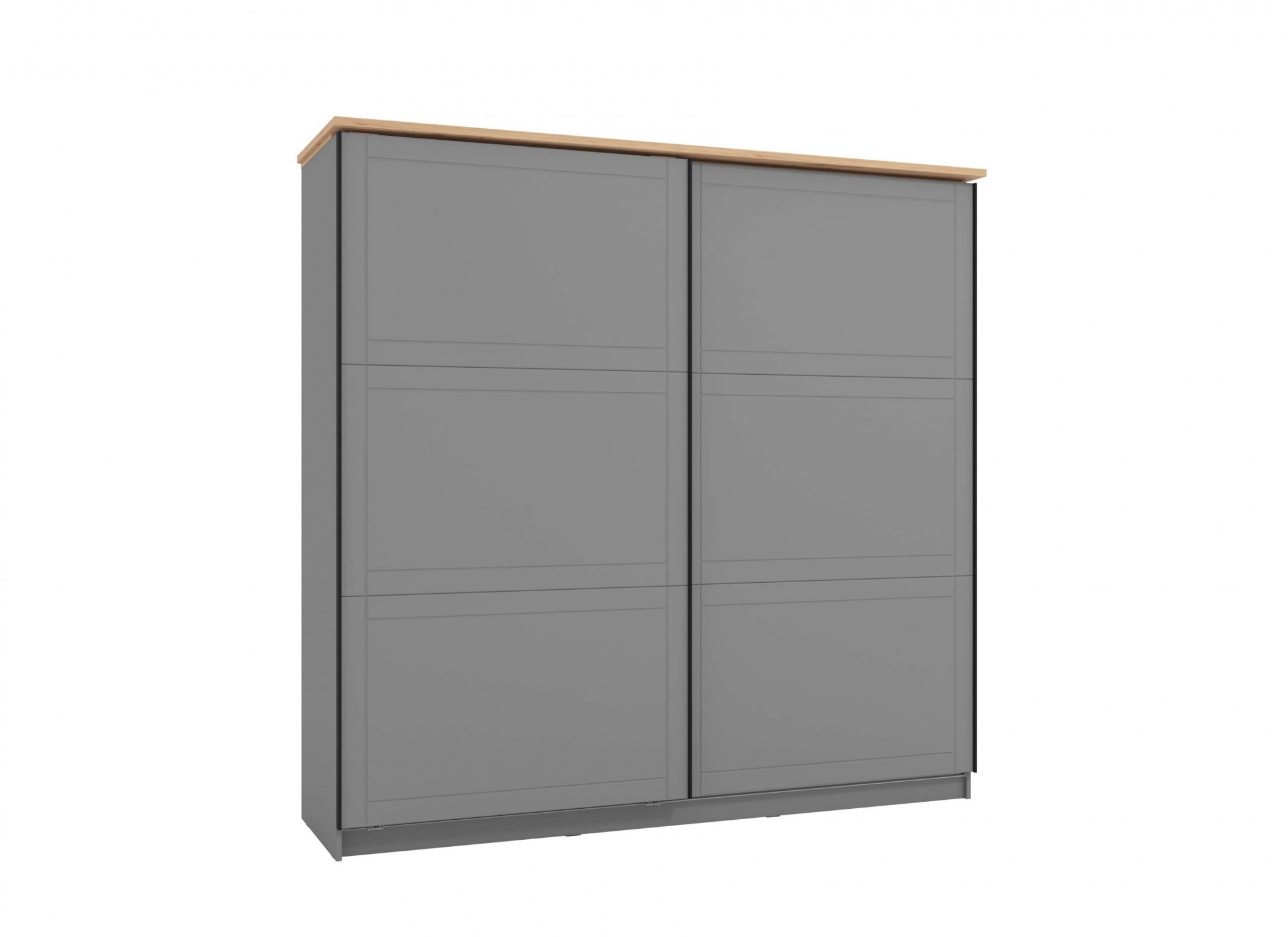 Home affaire Schwebetürenschrank »Valencia, Kleiderschrank im Landhausstil, 220x214x65,5cm«, mit kompletter Innenausstattung, FSC®-zertifizierter Holzwerkstoff