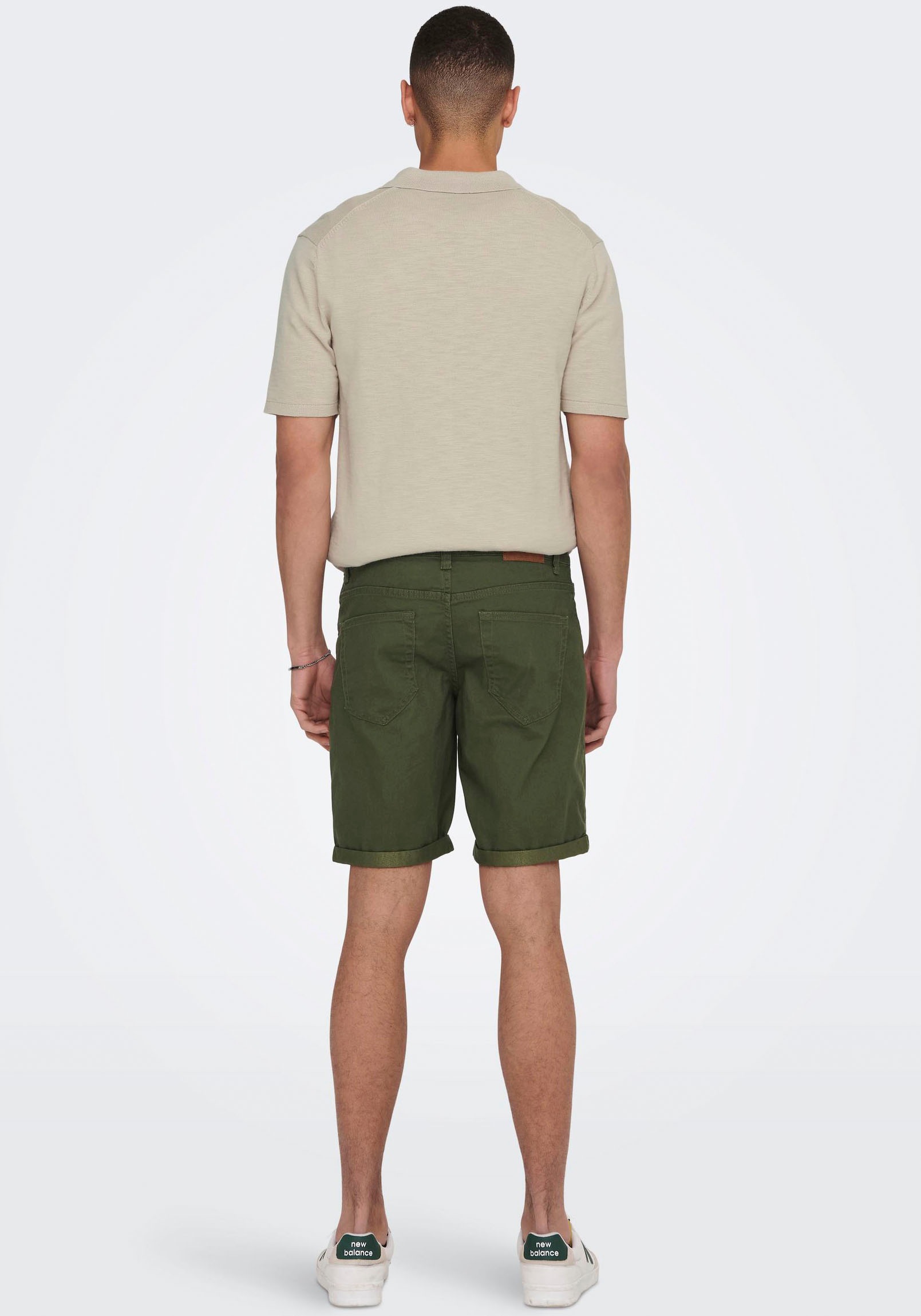 3. Bild von ONLY & SONS Jeansshorts »ONSPLY LIFE REG TWILL 4451 SHORTS«