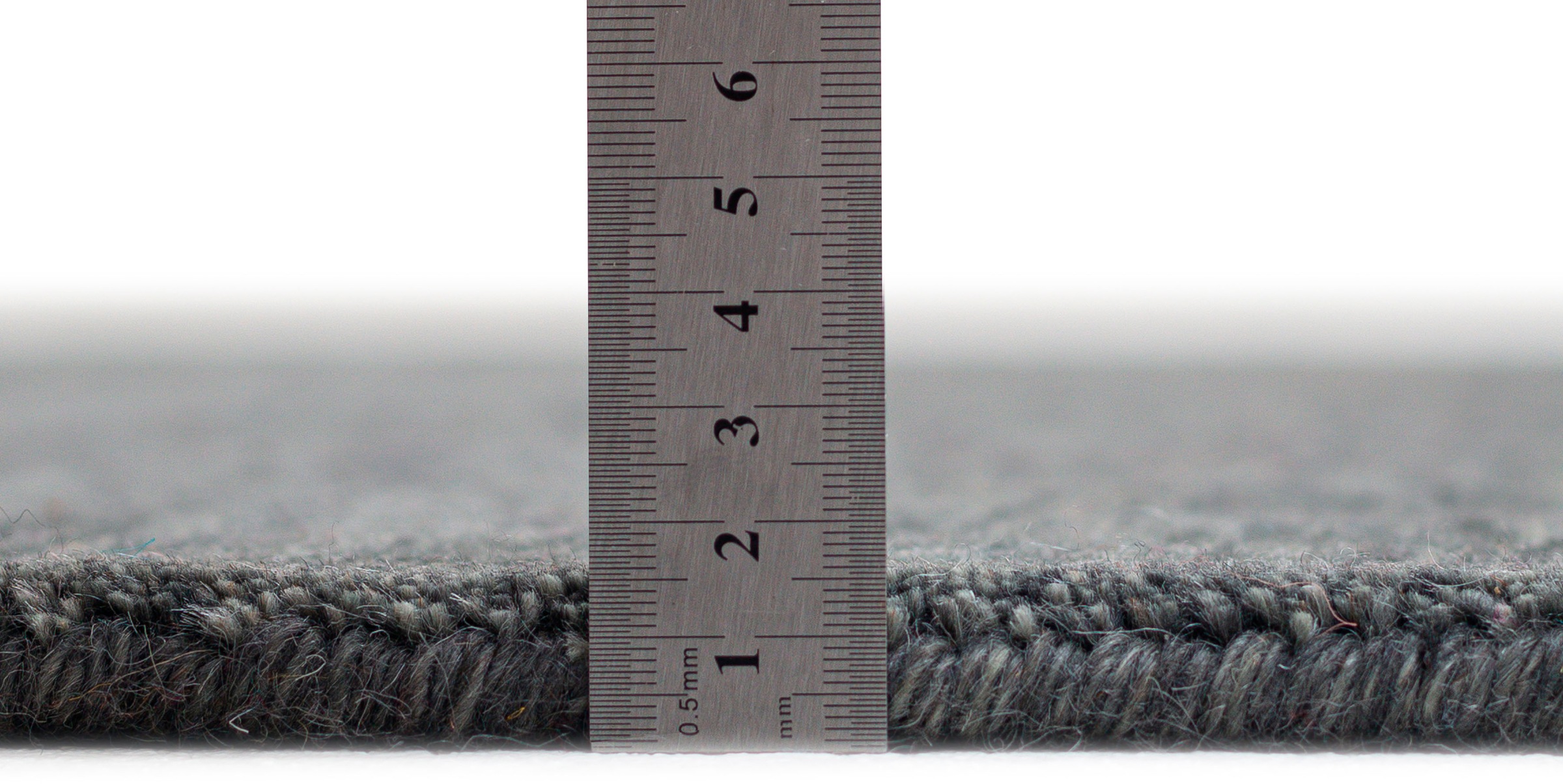 Sansibar Wollteppich »List« rechteckig 13 mm Höhe Kurzflor, Handweb Teppich, meliert, reine Wolle, handgewebt