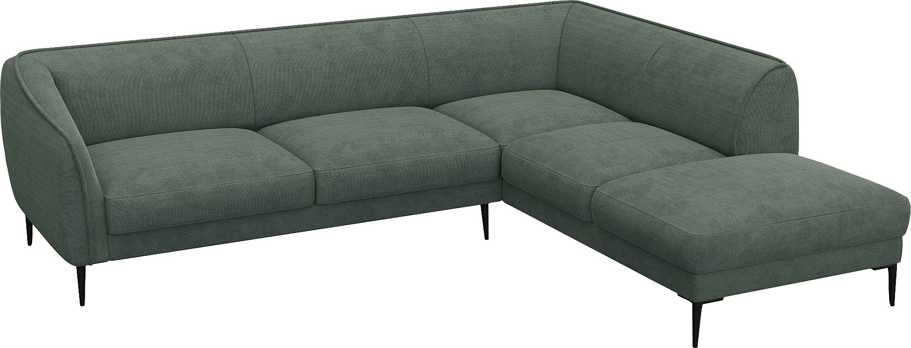 FLEXLUX Ecksofa »Belle Designsofa, L-Form, B/T 268/209 cm«, Skandinavisches günstig online kaufen