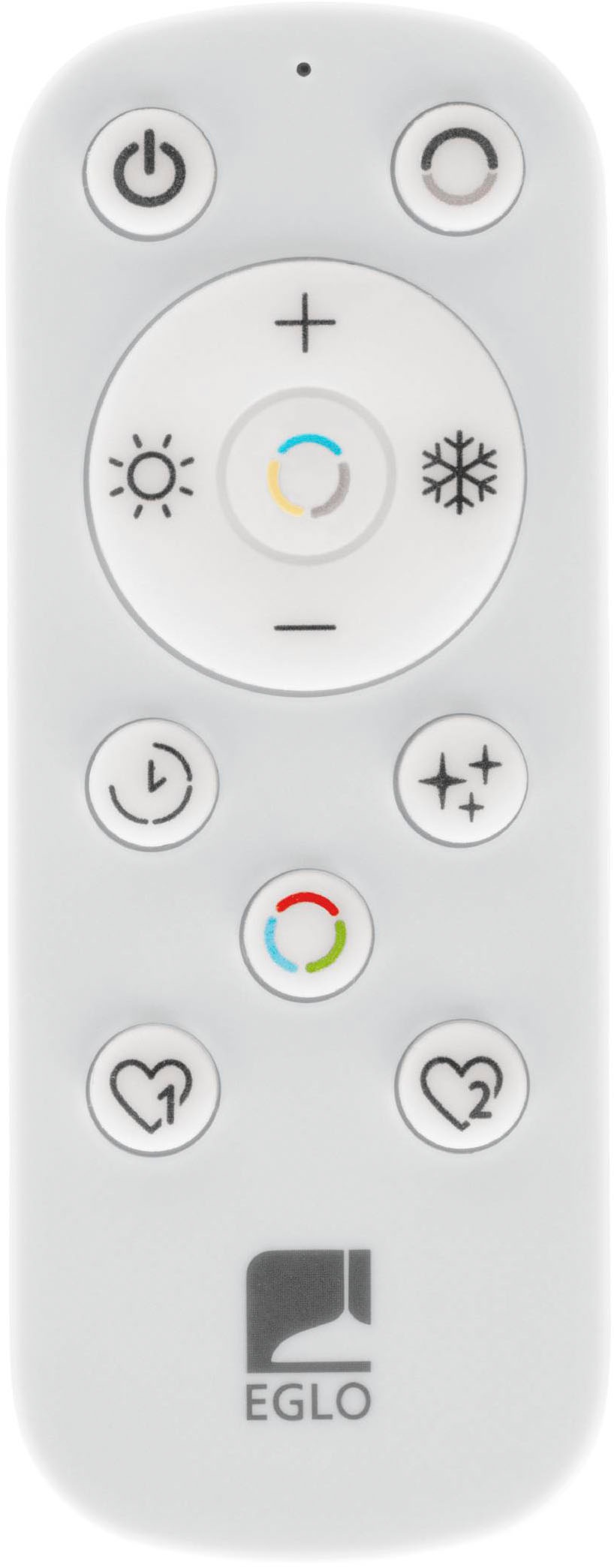 EGLO Deckenleuchte »Loretello Deckenlampe, Wohnzimmerlampe, Metall und Kunststoff, Lampe« LED-Modul 1 Stk. Kaltweiß | Neutralweiß | Warmweiß Wand-/Deckenleuchte - H7,5 x Ø35 cm - schwarz - 12W inkl.